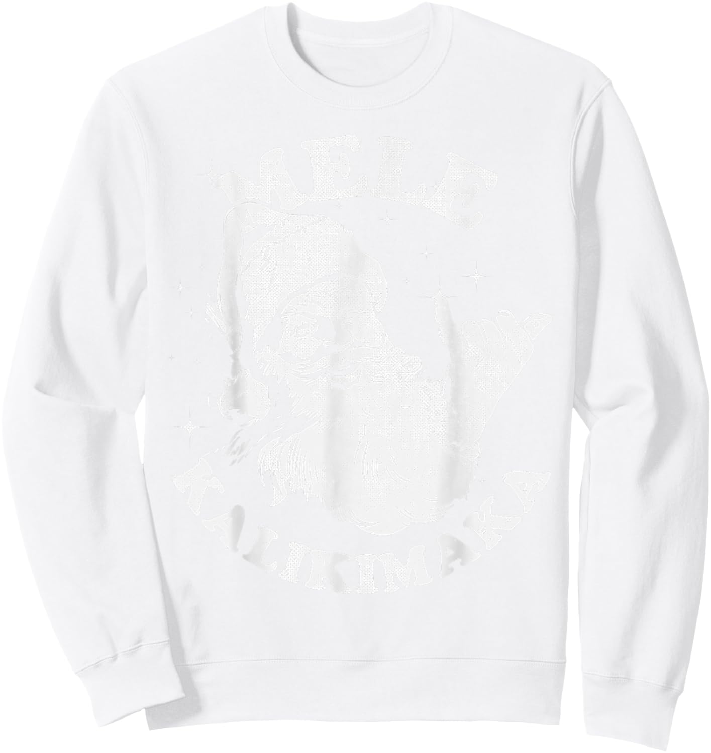 Retro Christmas Surf, Mele Kalikimaka Santa Shaka Hawaii Sweatshirt - Sweatshirt | White