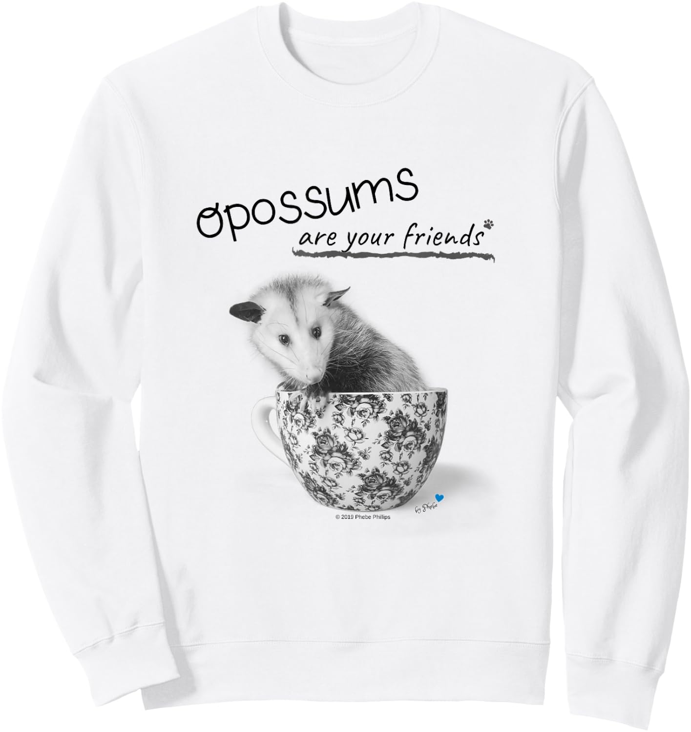 Opossums Are Your Friends Sweatshirt - Sweatshirt | White