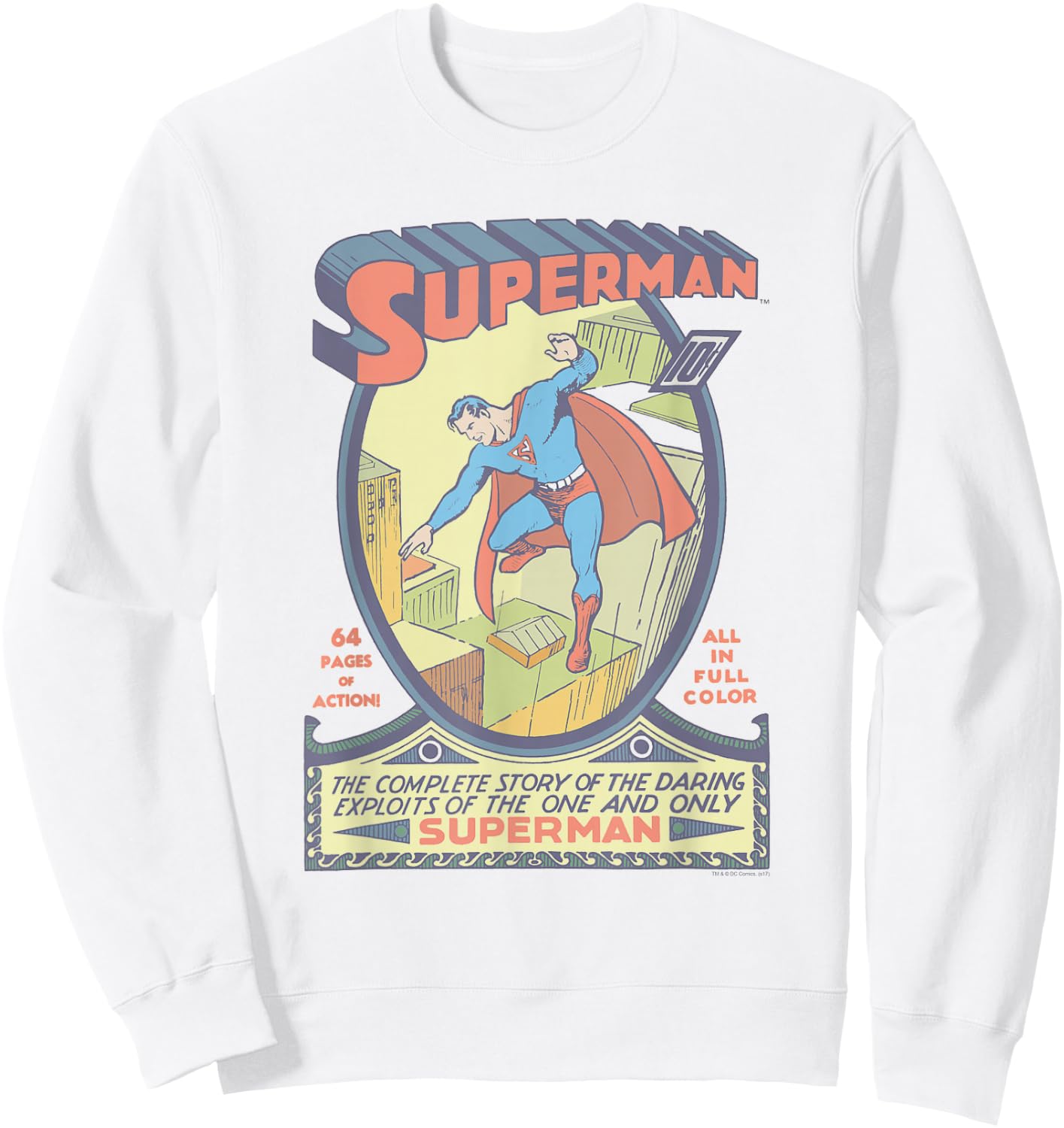 Superman #1 Sweatshirt - Sweatshirt | White