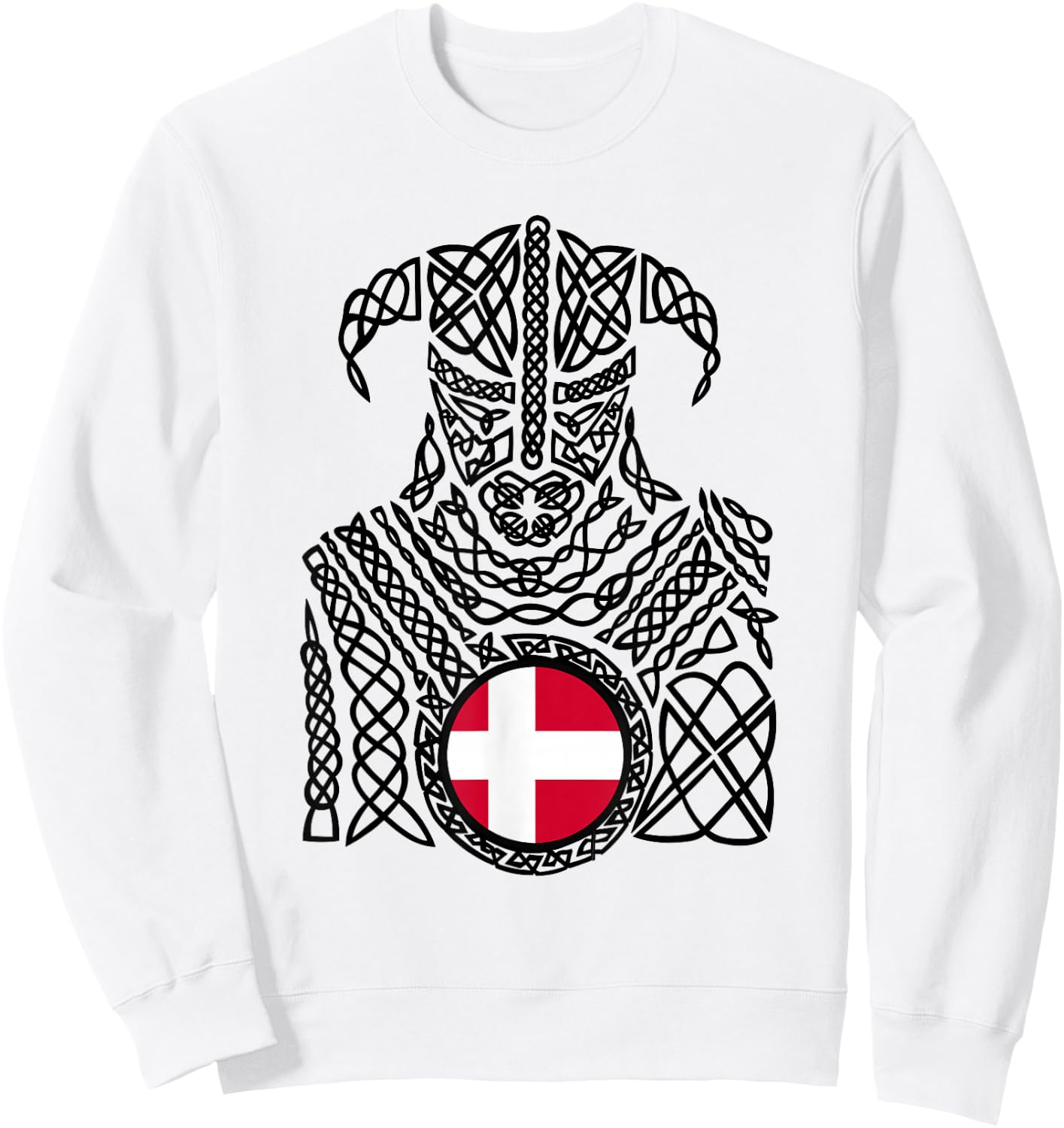 Denmark Danish Viking Gift Sweatshirt - Sweatshirt | White