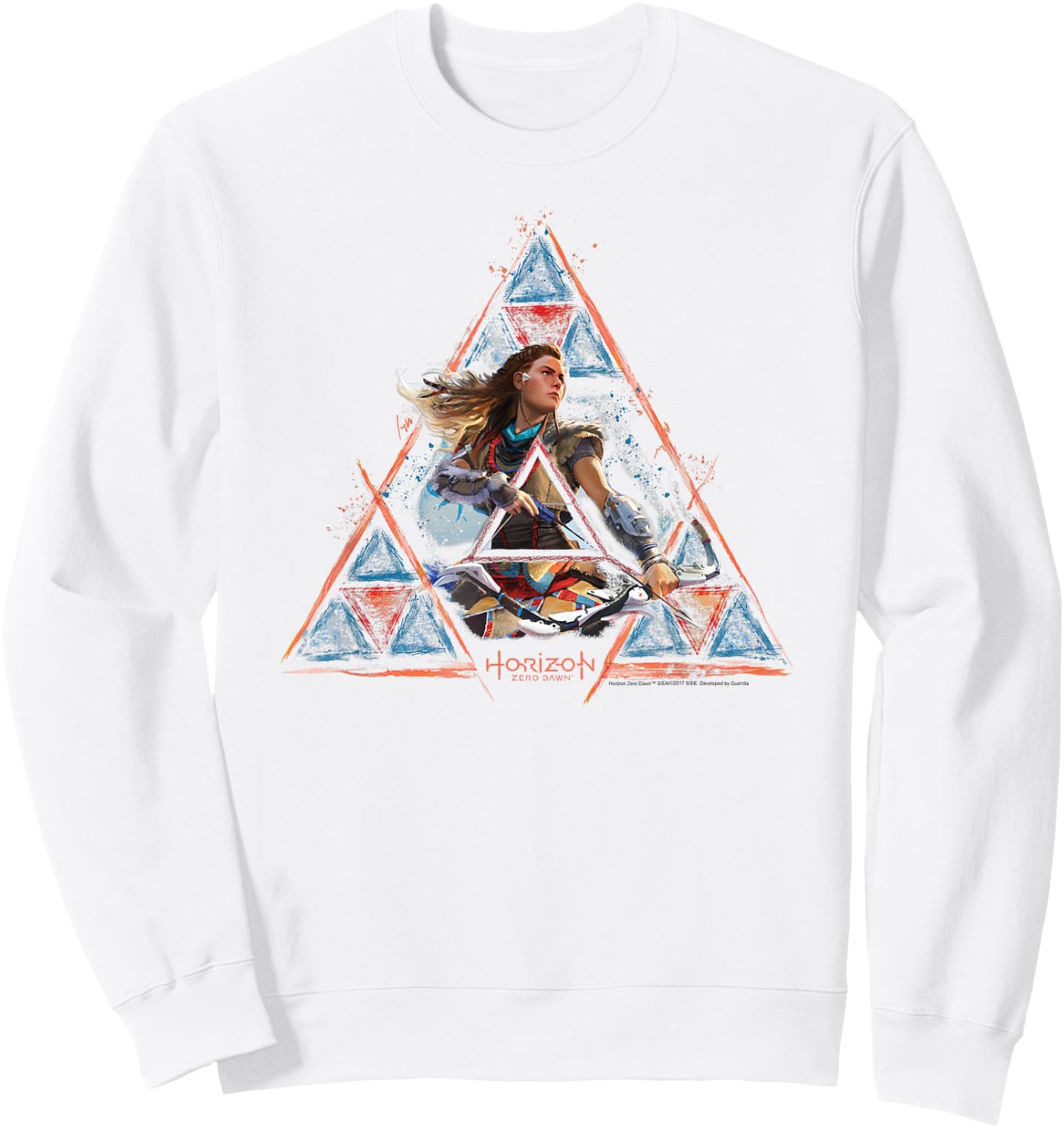 Horizon Zero Dawn Aloy Triangle Sweatshirt - Sweatshirt | White
