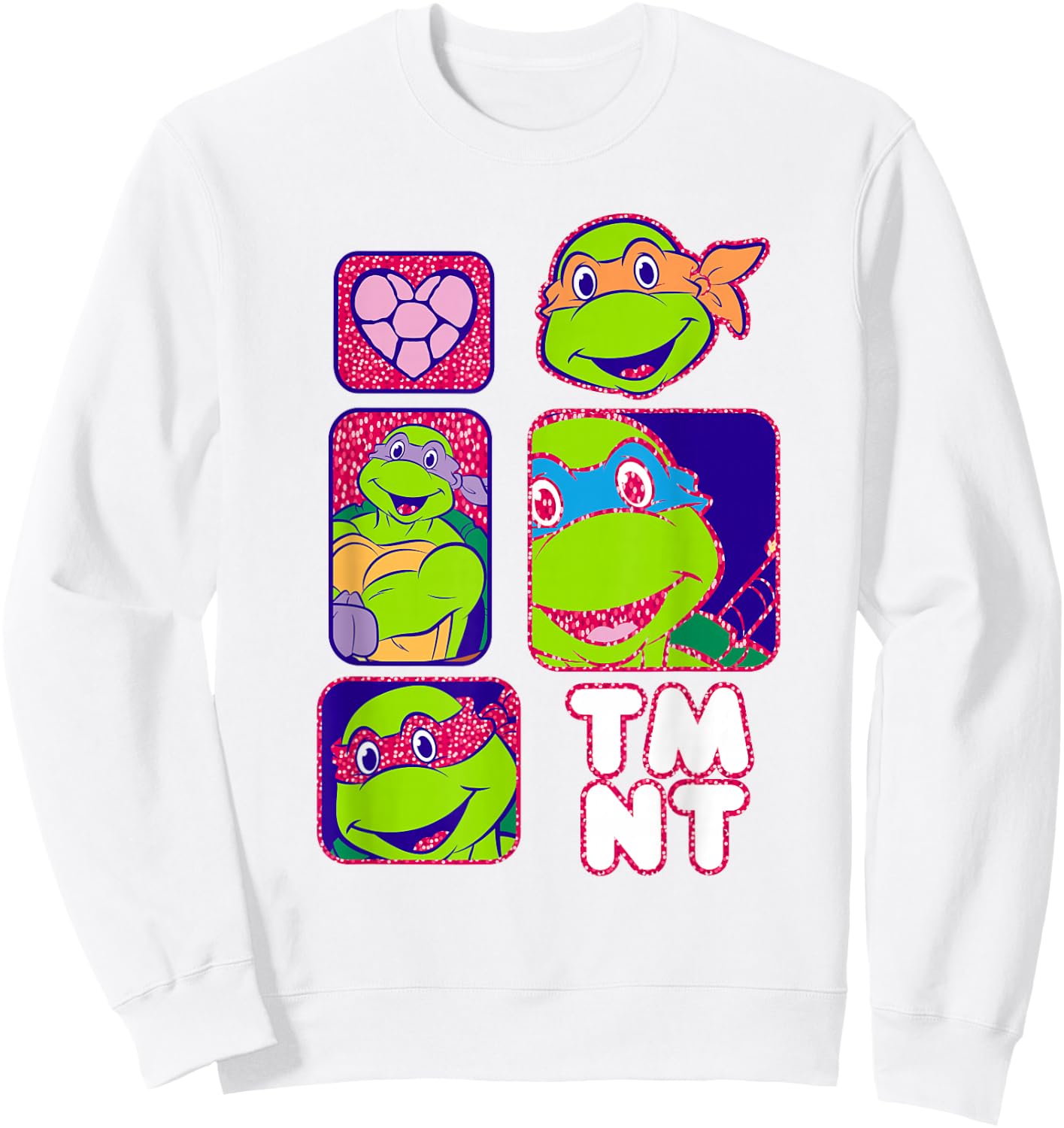 Teenage Mutant Ninja Turtles TMNT Box Portraits Sweatshirt - Sweatshirt | White
