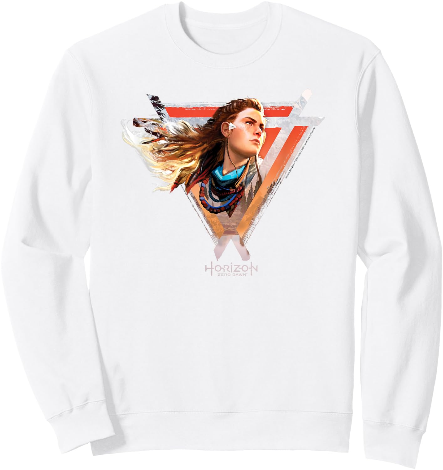 Horizon Zero Dawn Aloy Hair Sweatshirt - Sweatshirt | White