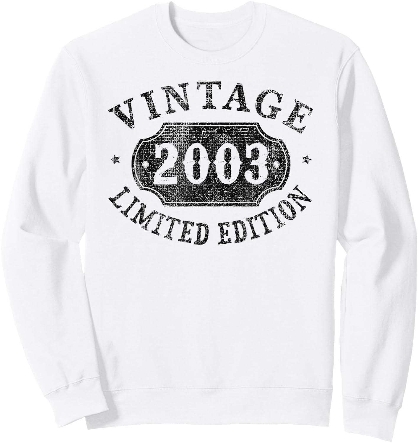 22 year old 22nd Birthday Male Female Him Her Limited 2003 Sweatshirt - Sweatshirt | White