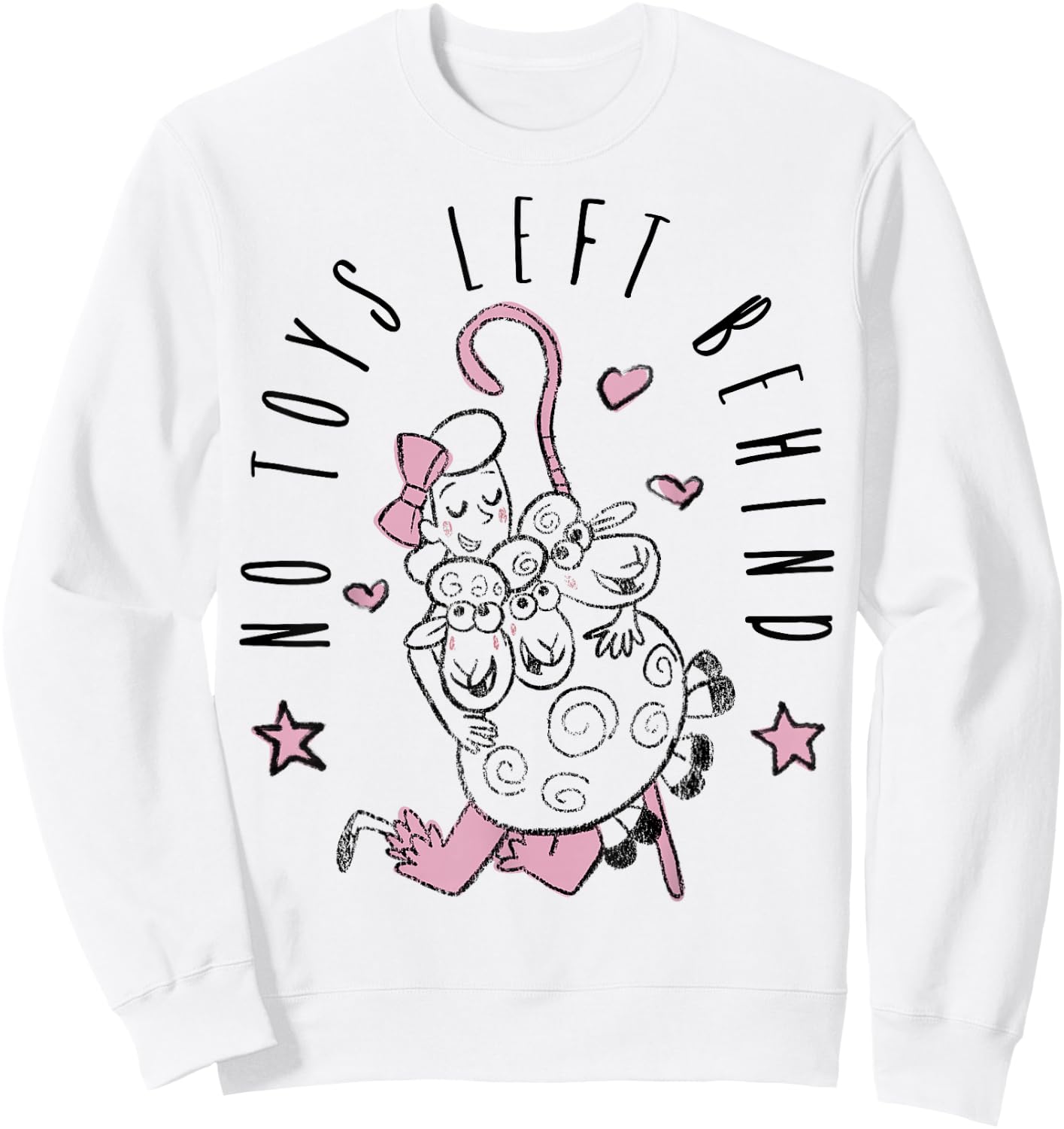 Disney Pixar Toy Story 4 Bo-Peep No Toys Left Behind Sweatshirt - Sweatshirt | White