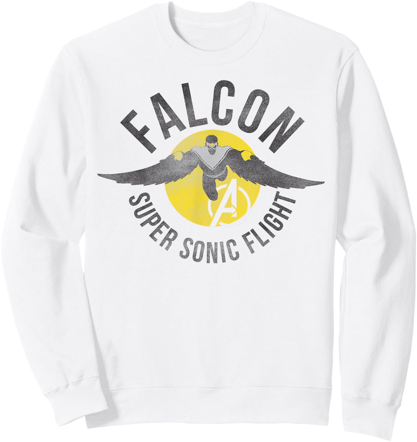 Marvel Assemble Falcon Super Sonic Flight Graphic Sweatshirt - Sweatshirt | White