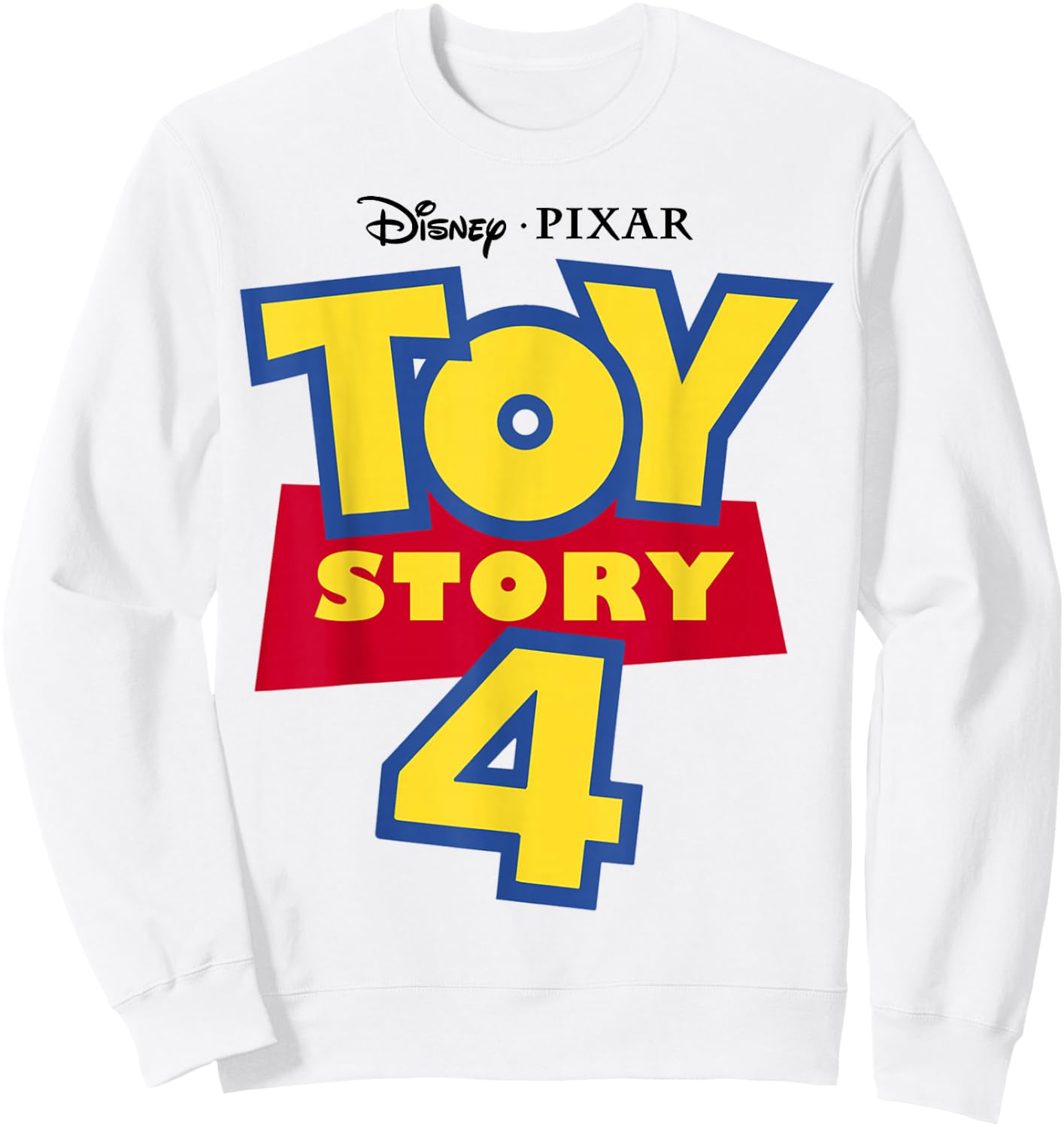 Disney Pixar Toy Story 4 Movie Logo C1 Sweatshirt - Sweatshirt | White