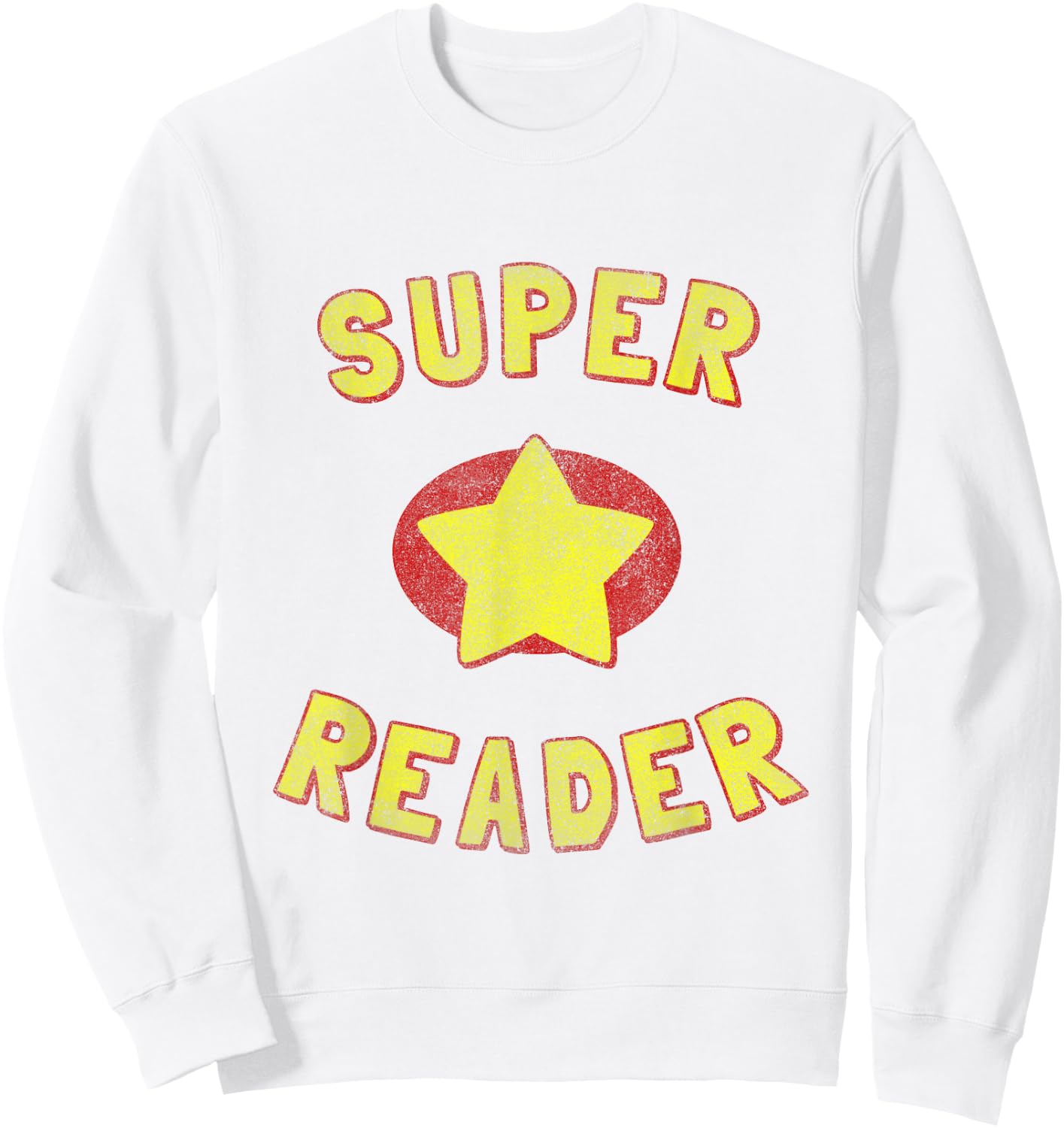 Super Reader Sweatshirt - Sweatshirt | White