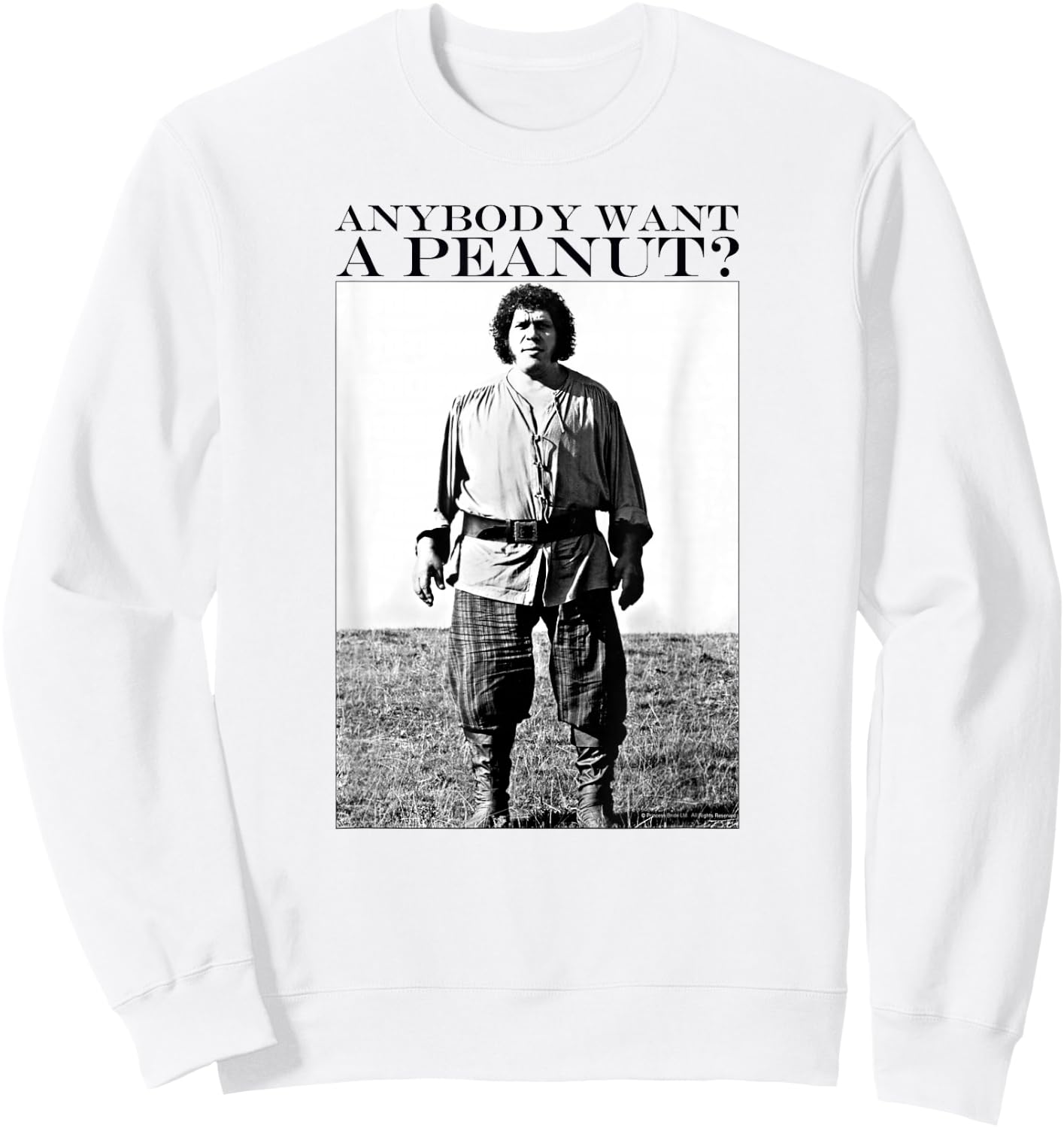 The Princess Bride Anybody Want a Peanut? Sweatshirt - Sweatshirt | White