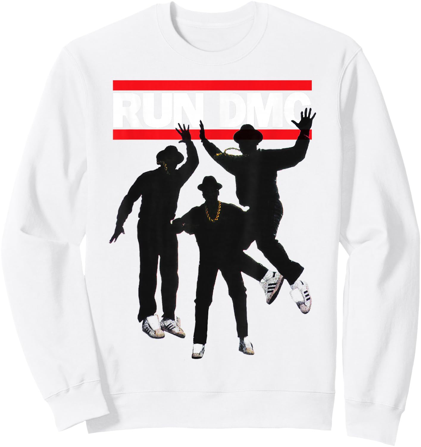 RUN DMC Jump Logo Sweatshirt - Sweatshirt | White
