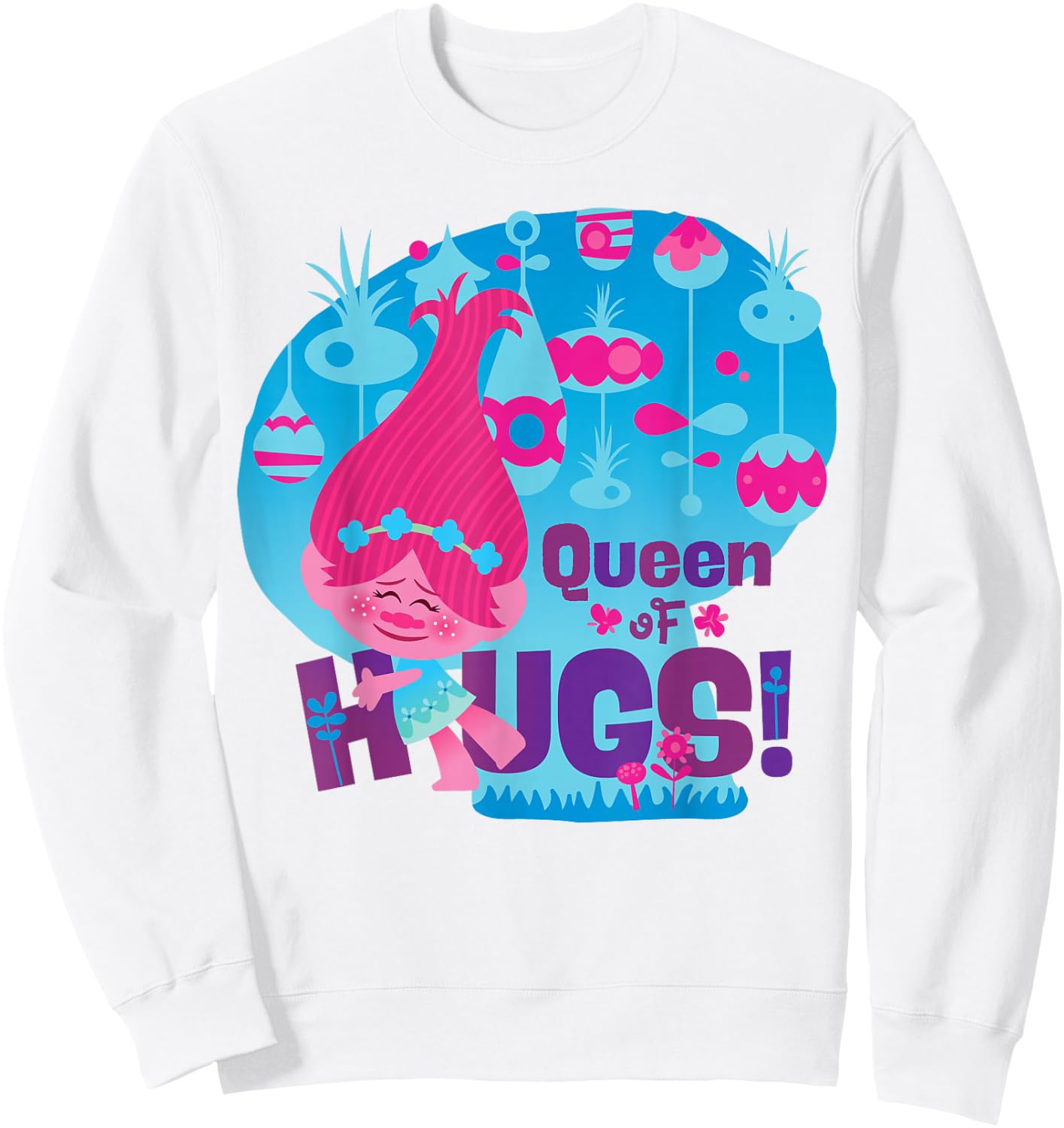 DreamWorks Trolls Queen of Hugs! Poppy Sweatshirt - Sweatshirt | White