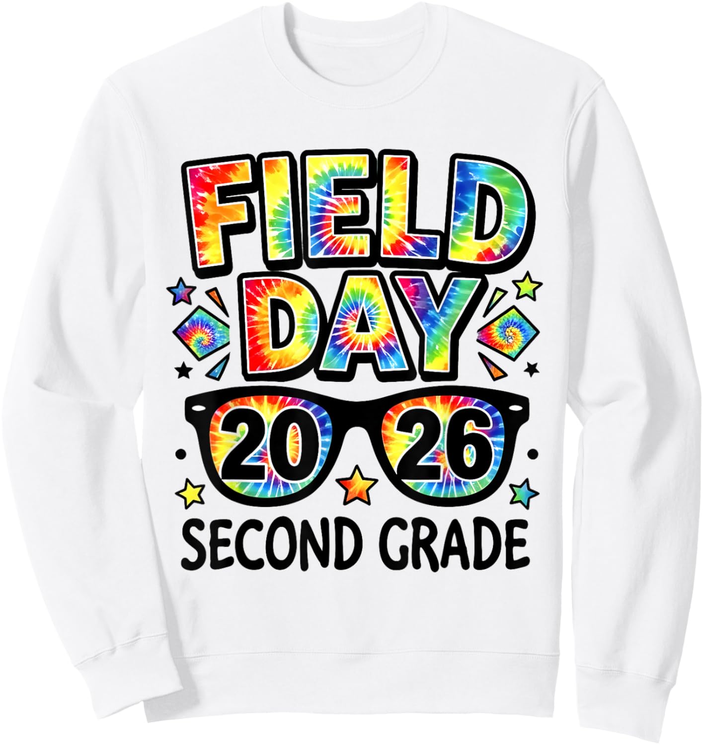 Field Day 2026 Second Grade Teacher Kids 2nd Grade Field Day Sweatshirt - Sweatshirt | White