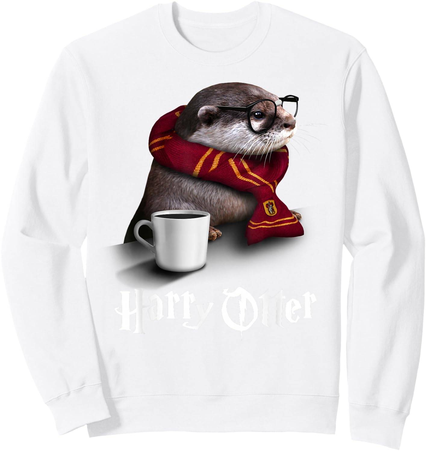 Harry Otter for Otter Lovers Sweatshirt - Sweatshirt | White