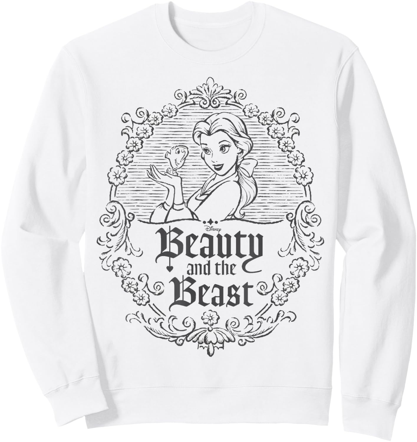 Disney Beauty And The Beast Belle Portrait Sweatshirt - Sweatshirt | White