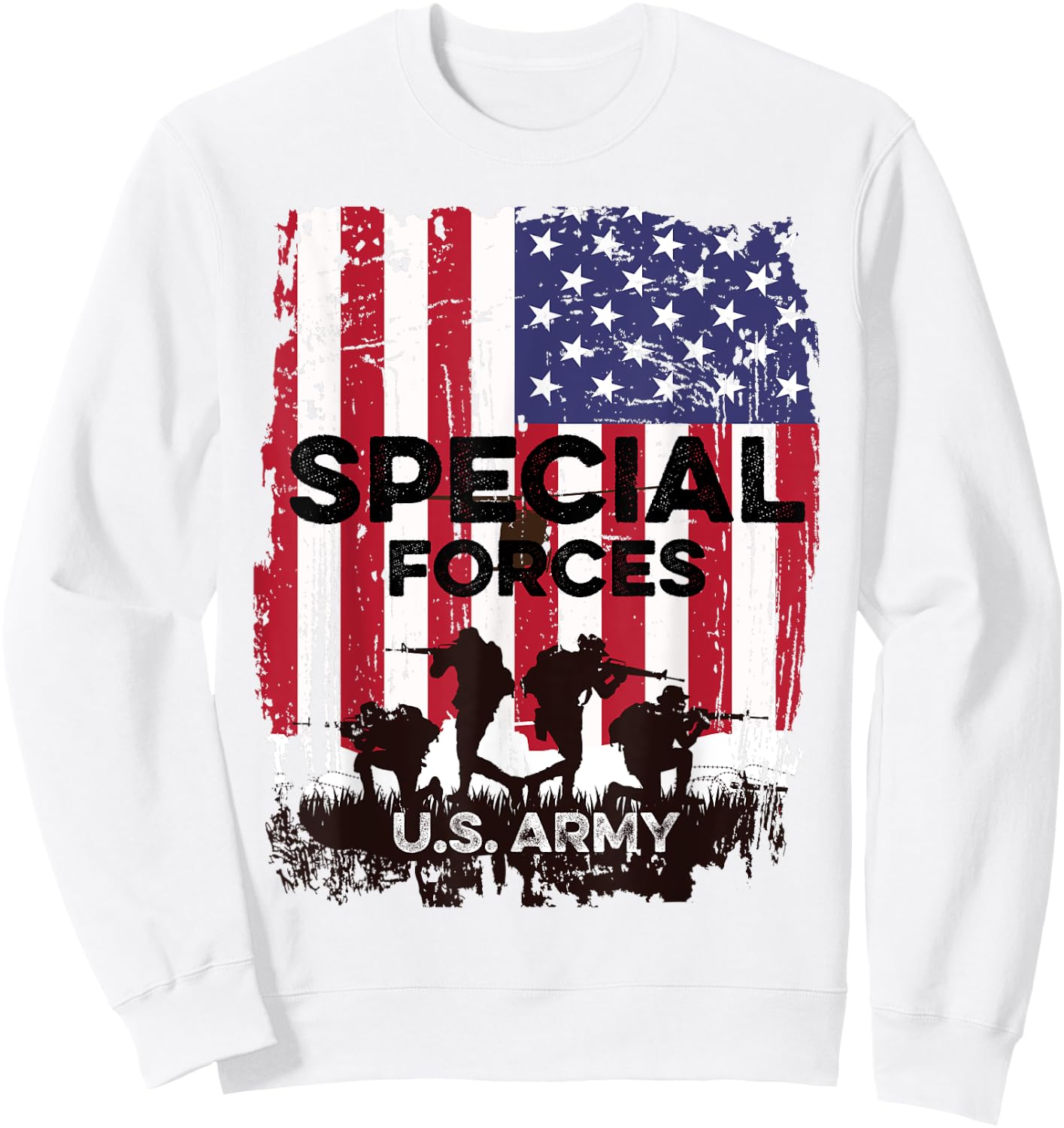 U.S. Army special forces Sweatshirt - Sweatshirt | White
