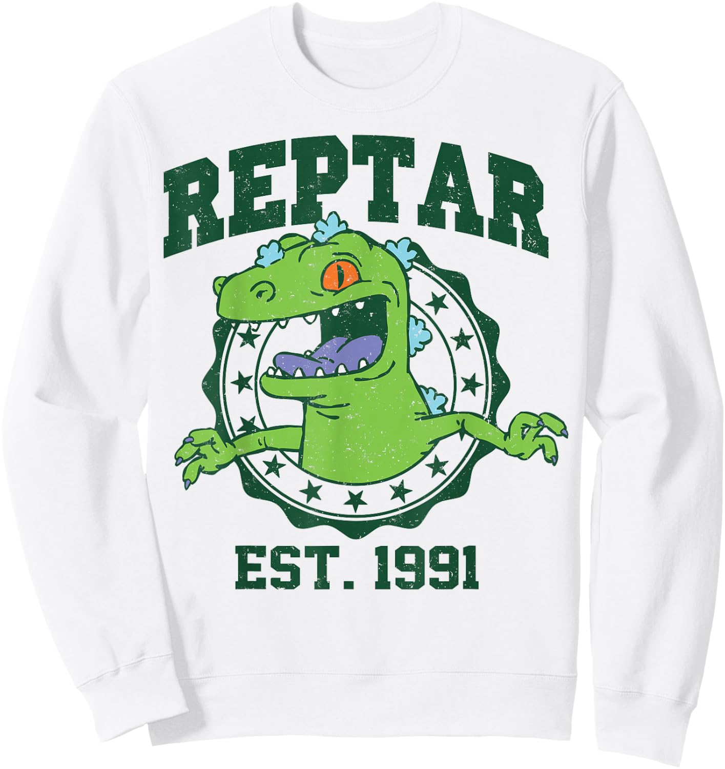 Nickelodeon Reptar Est 1991 Sweatshirt - Sweatshirt | White