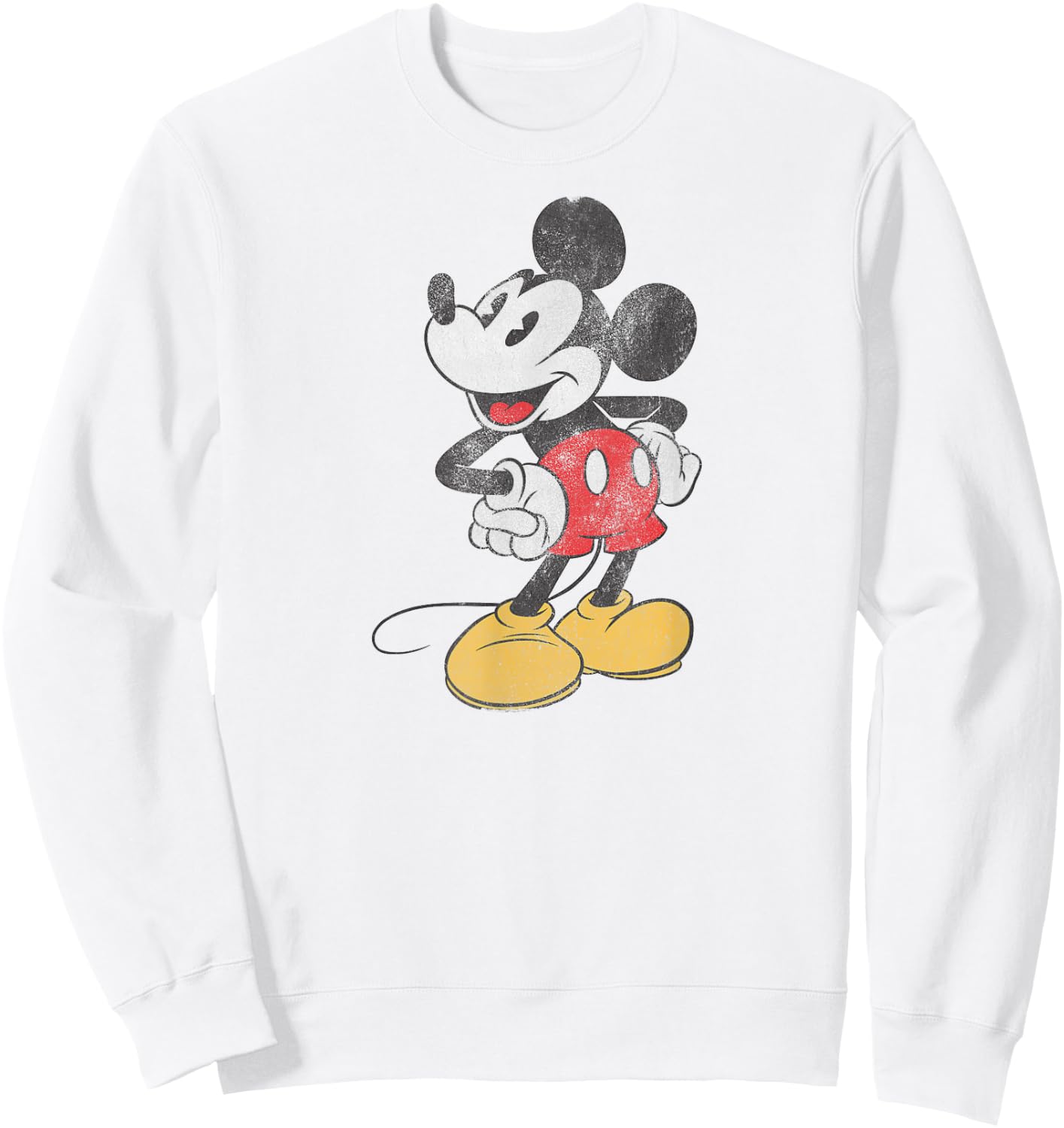 Disney - Mickey Mouse Pose Sweatshirt - Sweatshirt | White