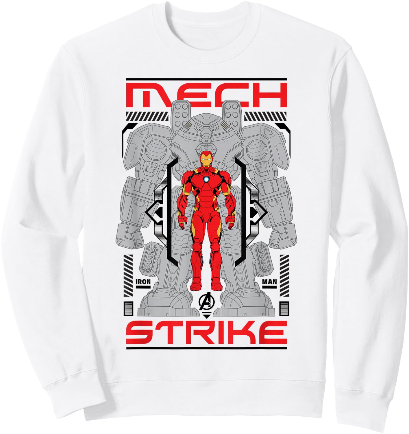 Marvel Avengers Mech Strike Iron Man Sweatshirt - Sweatshirt | White