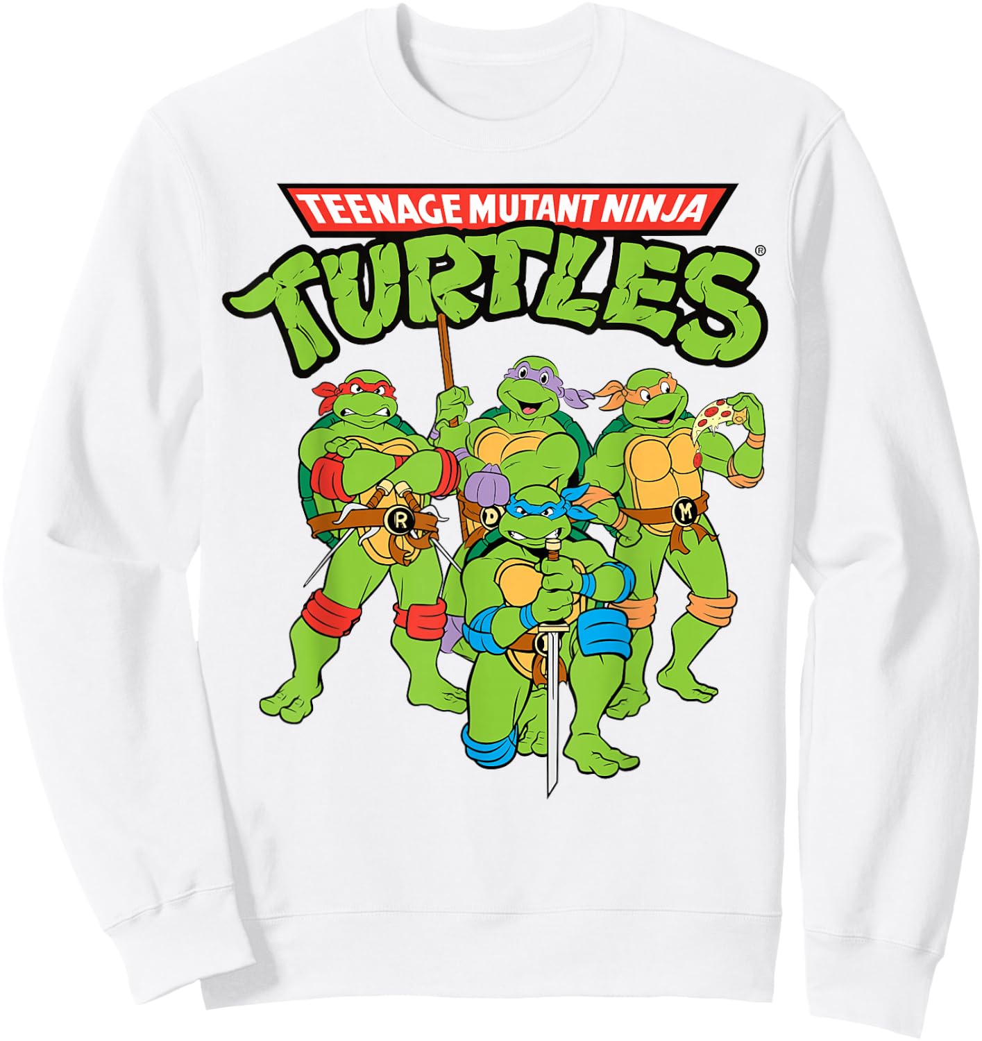 Teenage Mutant Ninja Turtles Group Sweatshirt - Sweatshirt | White