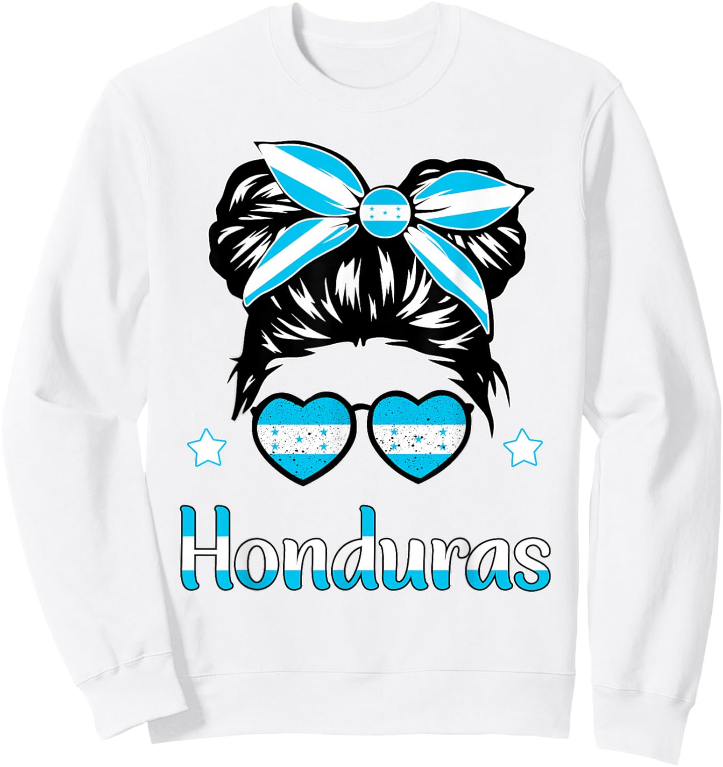 Toddler Girls Honduras-Shirt Flag Honduran Hispanic Heritage Sweatshirt - Sweatshirt | White