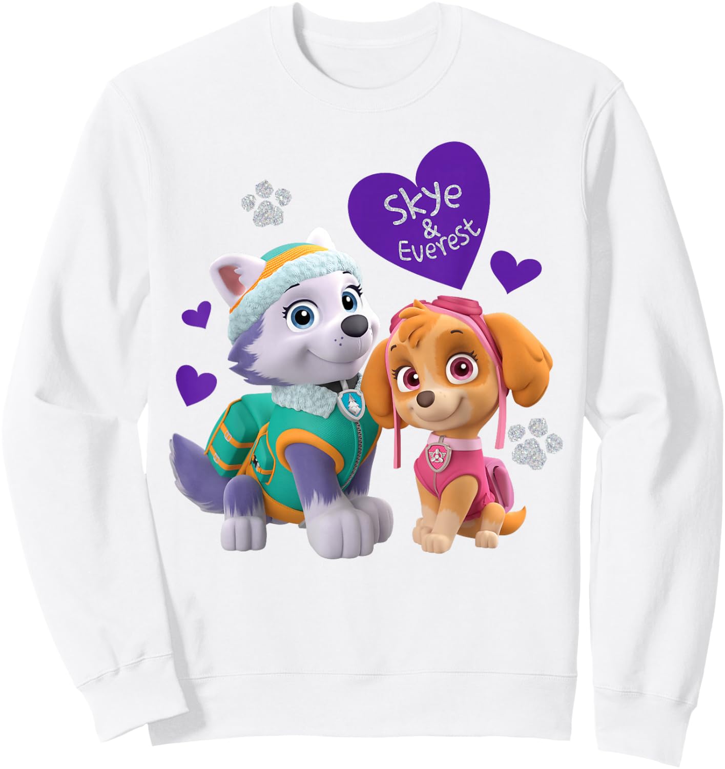 Paw Patrol Skye & Everest Sweatshirt - Sweatshirt | White