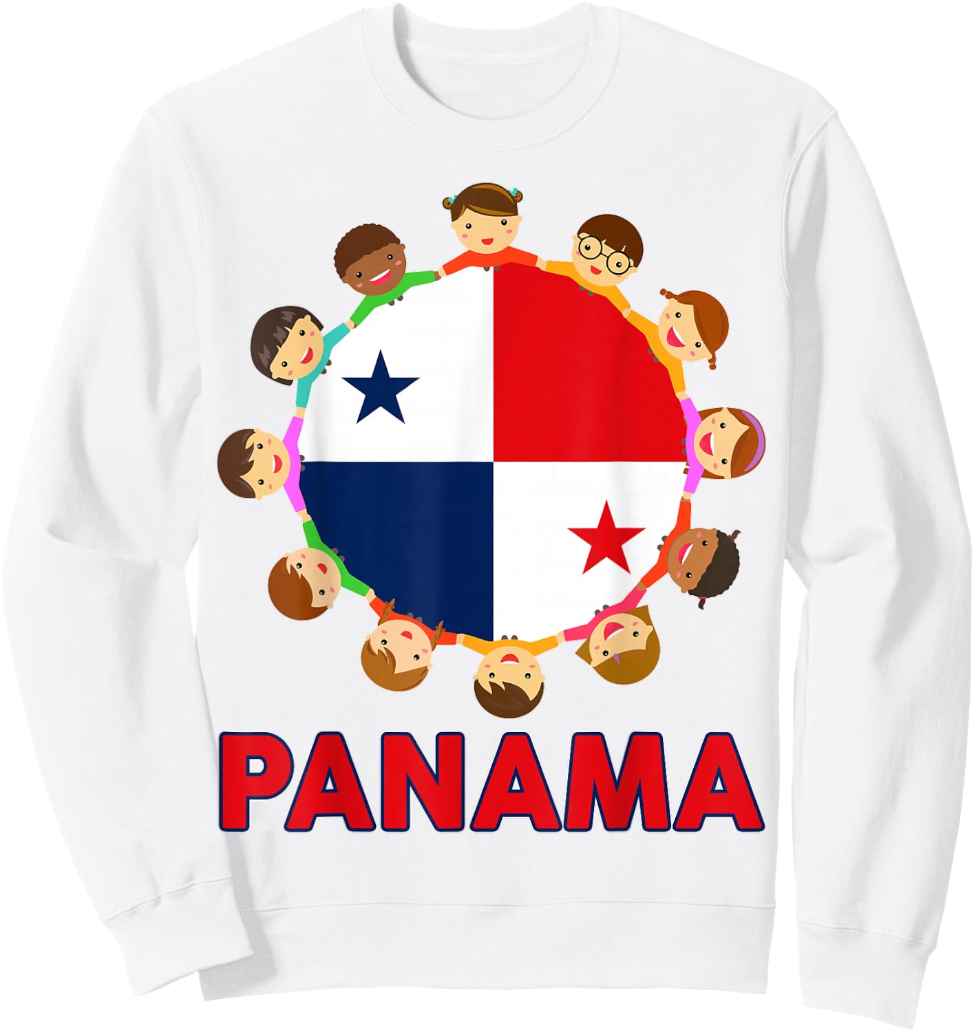 Toddler Panama Flag Kids Panamanian Hispanic Heritage Month Sweatshirt - Sweatshirt | White