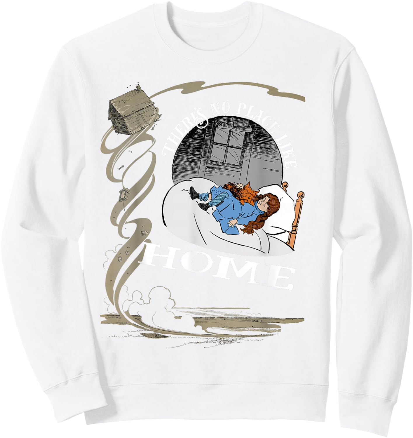 Pink Dorothy Toto Wizard of OZ Shirt-Twister to OZ Sweatshirt - Sweatshirt | White