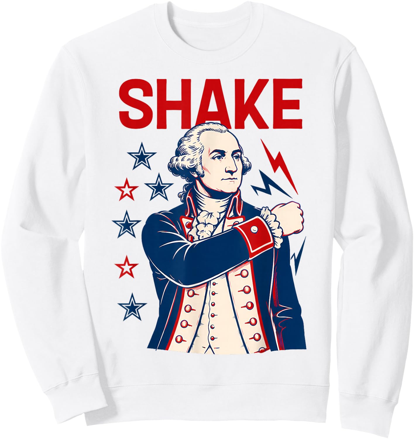 Funny Shake and Bake 4th of July Couple Matching Sweatshirt - Sweatshirt | White
