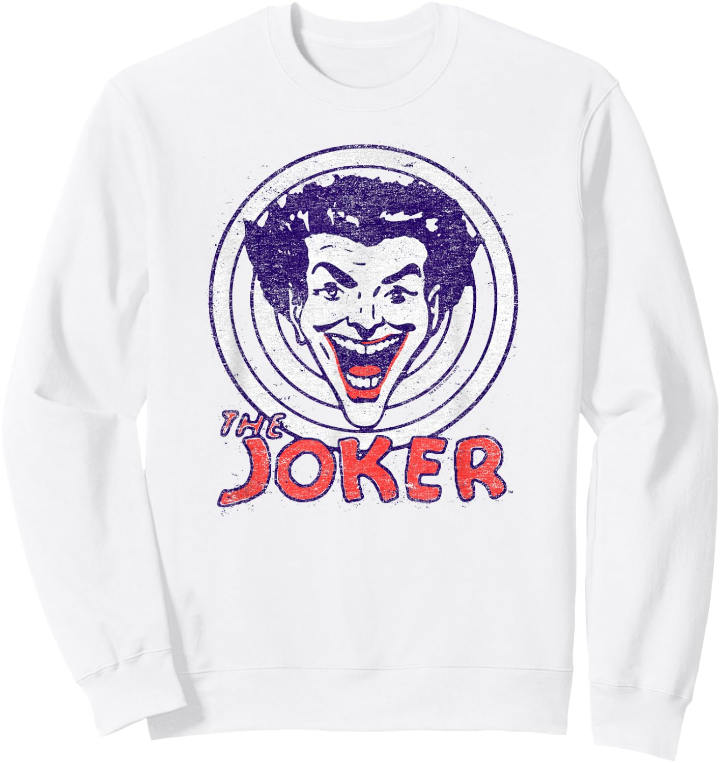 Batman Joker Target Sweatshirt - Sweatshirt | White
