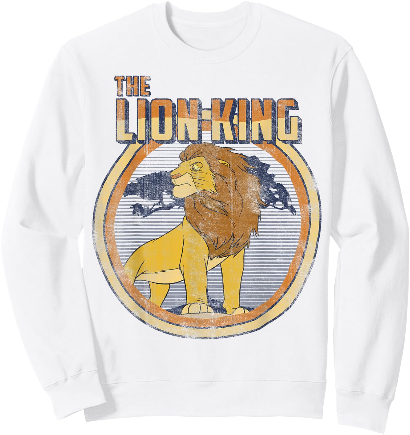 Disney Lion King Classic Simba Graphic Sweatshirt - Sweatshirt | White