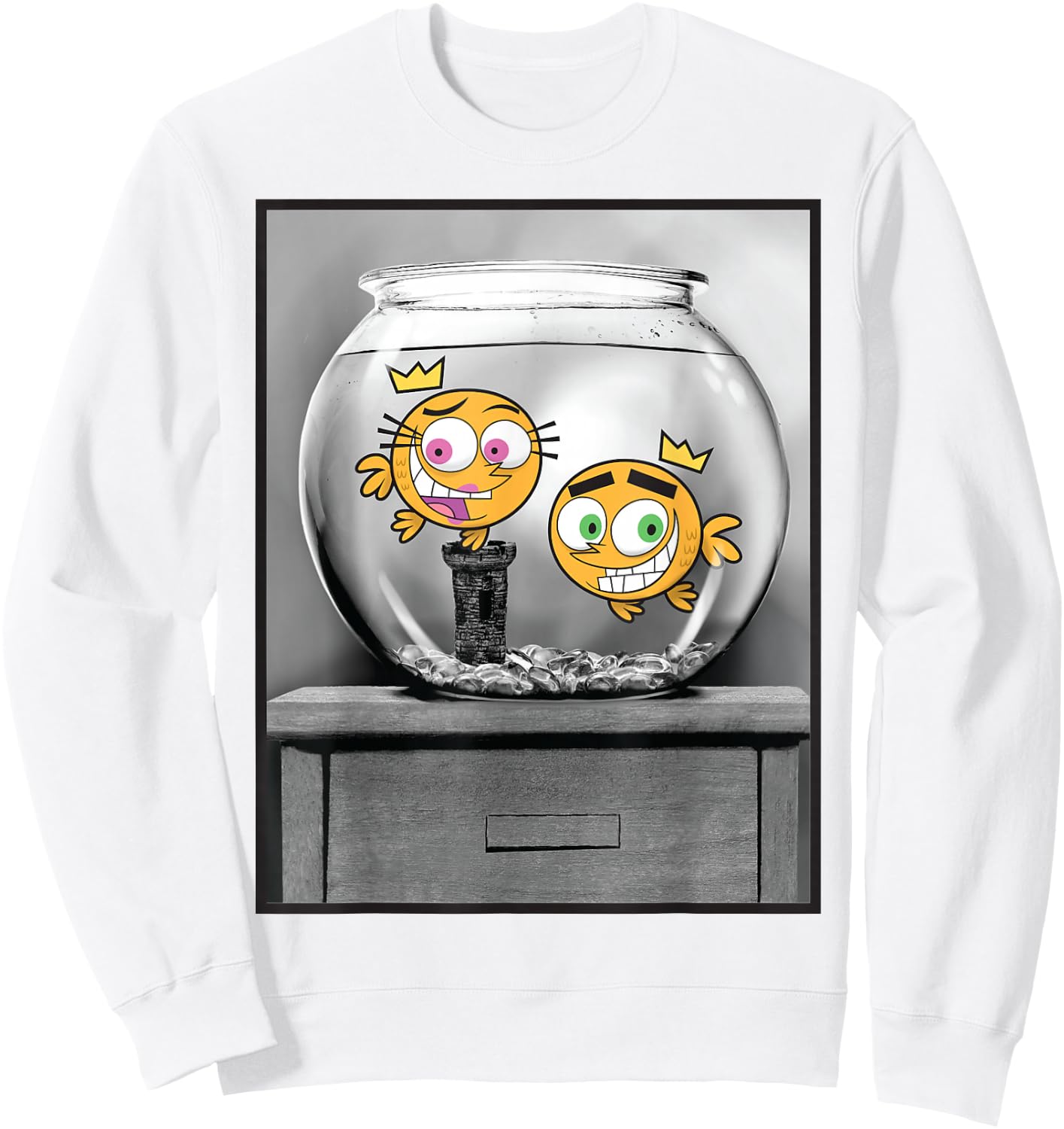 Nickelodeon The Fairly OddParents Goldfish Sweatshirt - Sweatshirt | White