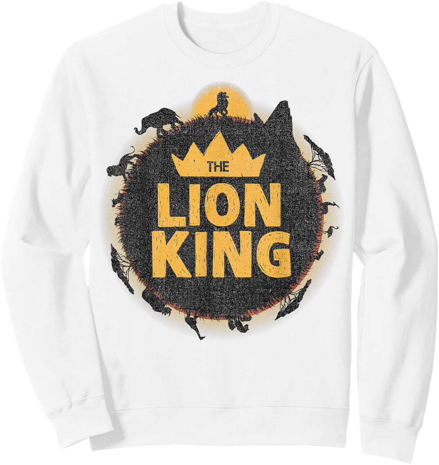 Disney The Lion King Around The World Safari Logo Sweatshirt - Sweatshirt | White