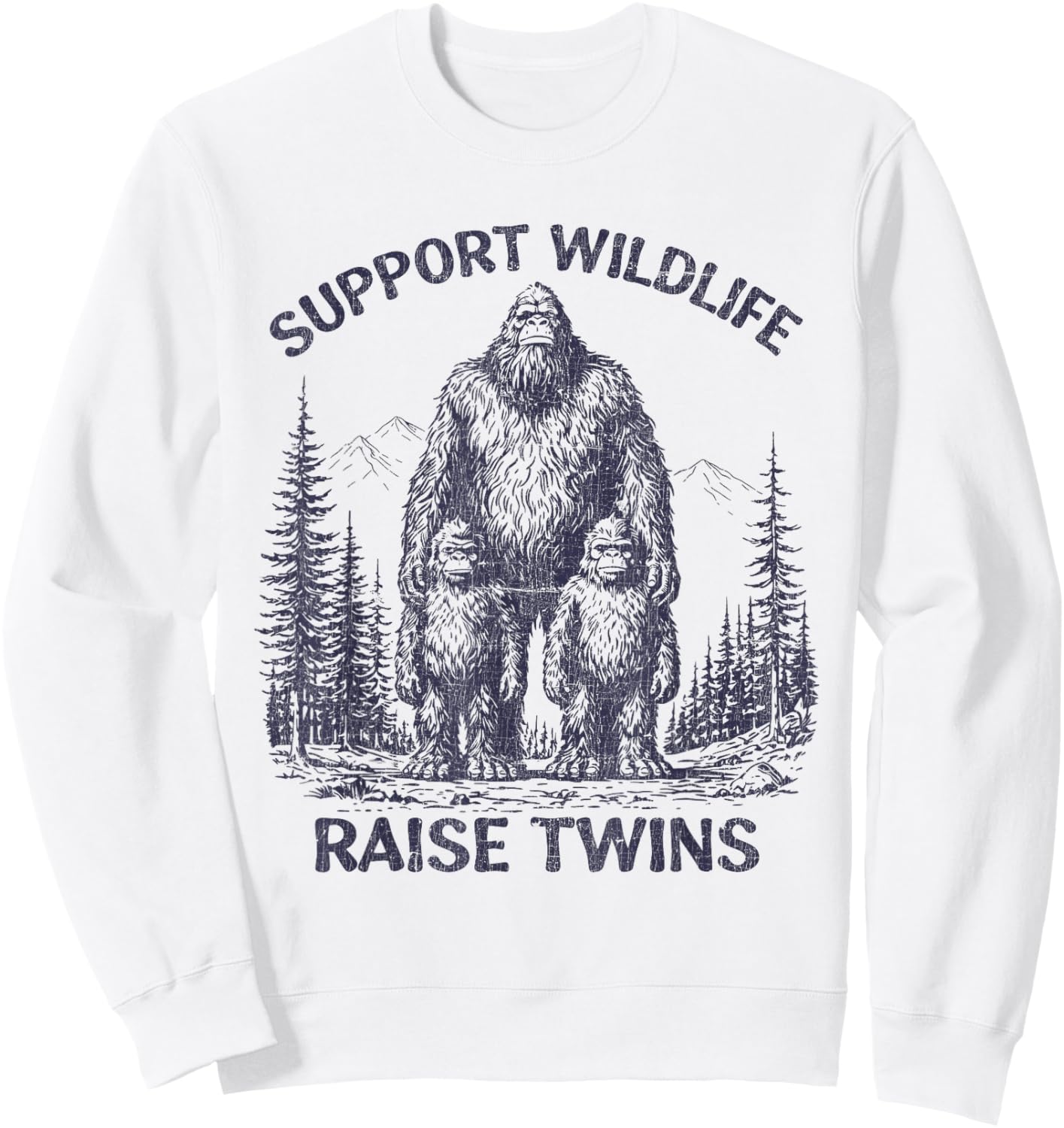 Sasquatch Sweatshirt - Sweatshirt | White