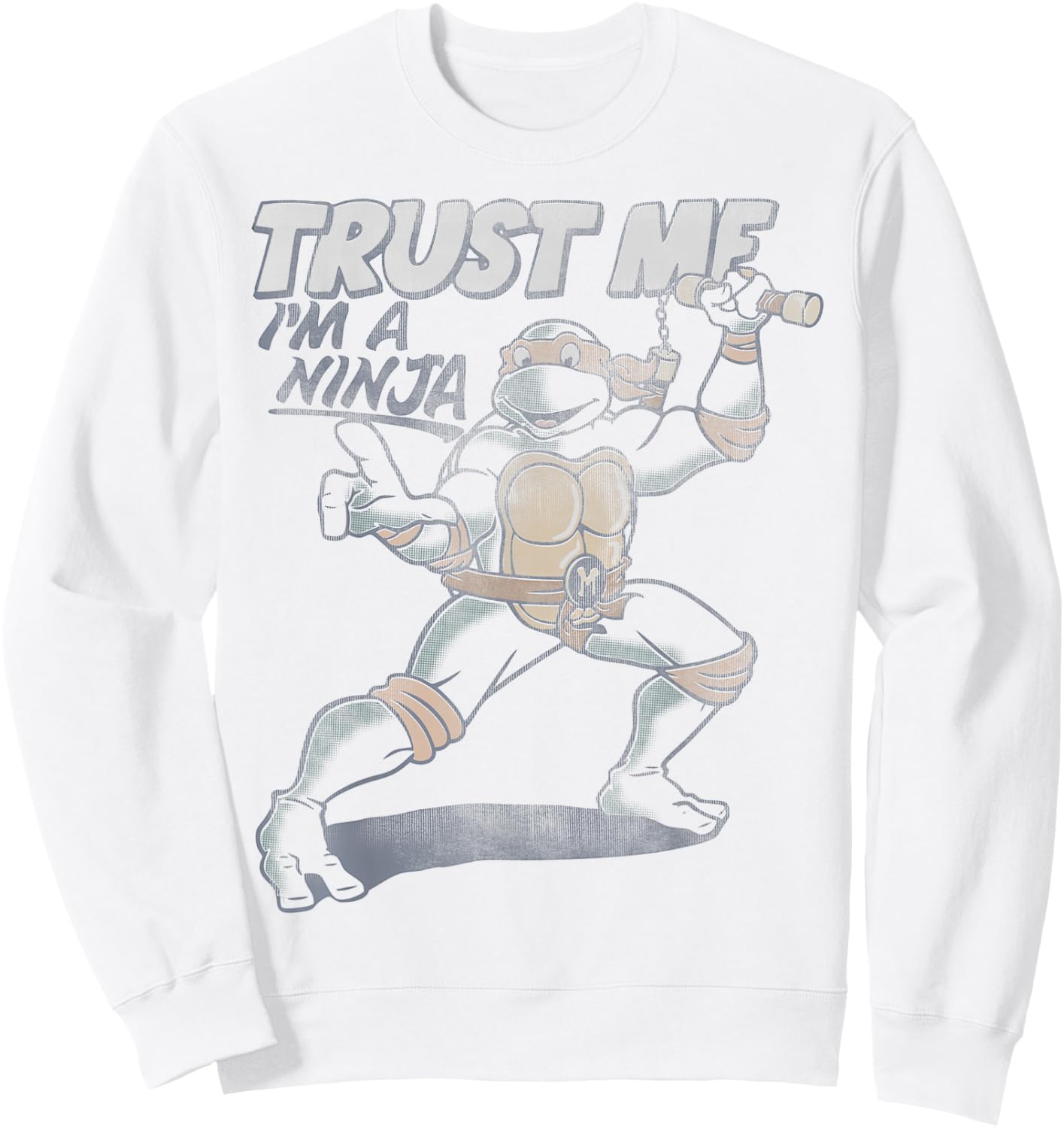 Teenage Mutant Ninja Turtles Michelangelo Trust Me Sweatshirt - Sweatshirt | White