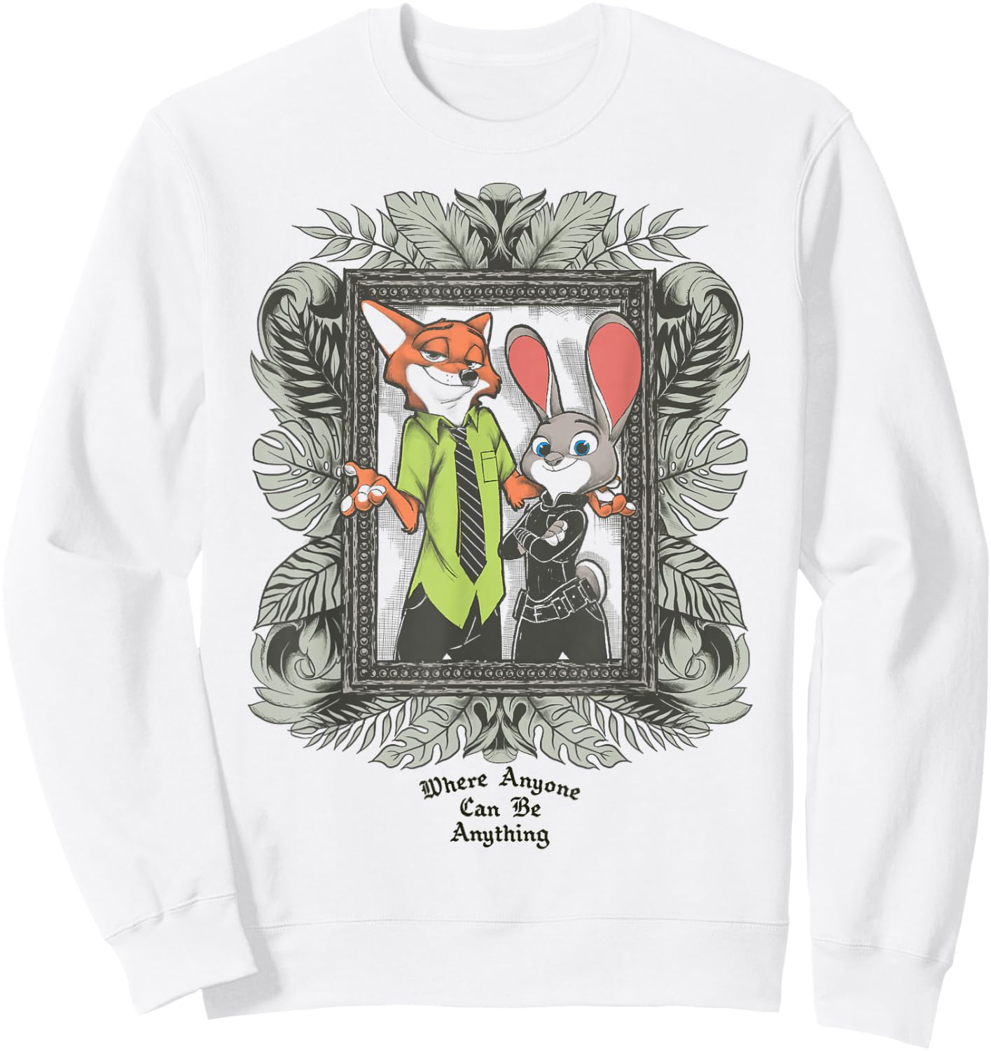 Disney Zootopia Can Be Anything Graphic Sweatshirt - Sweatshirt | White