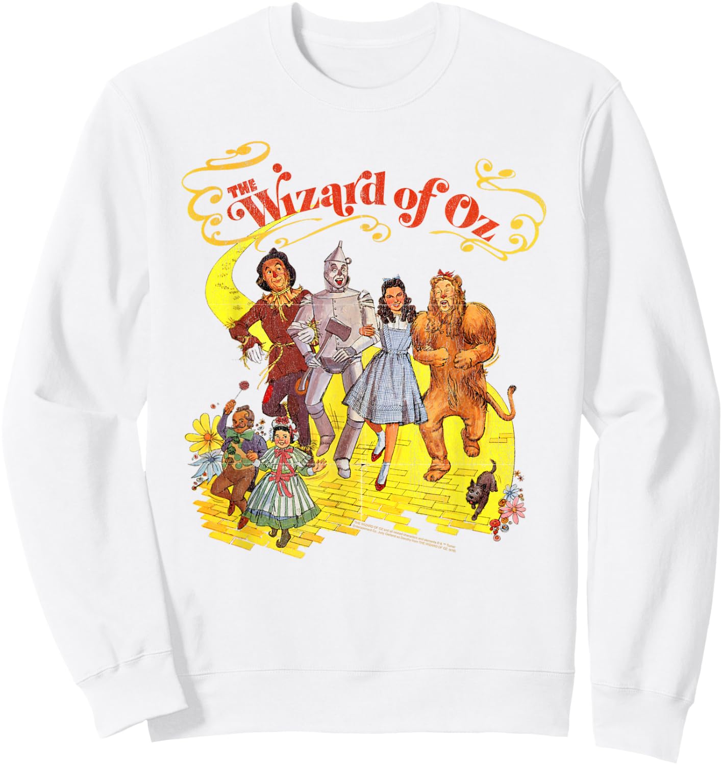Wizard of Oz Classic Brick Road Small Sweatshirt - Sweatshirt | White