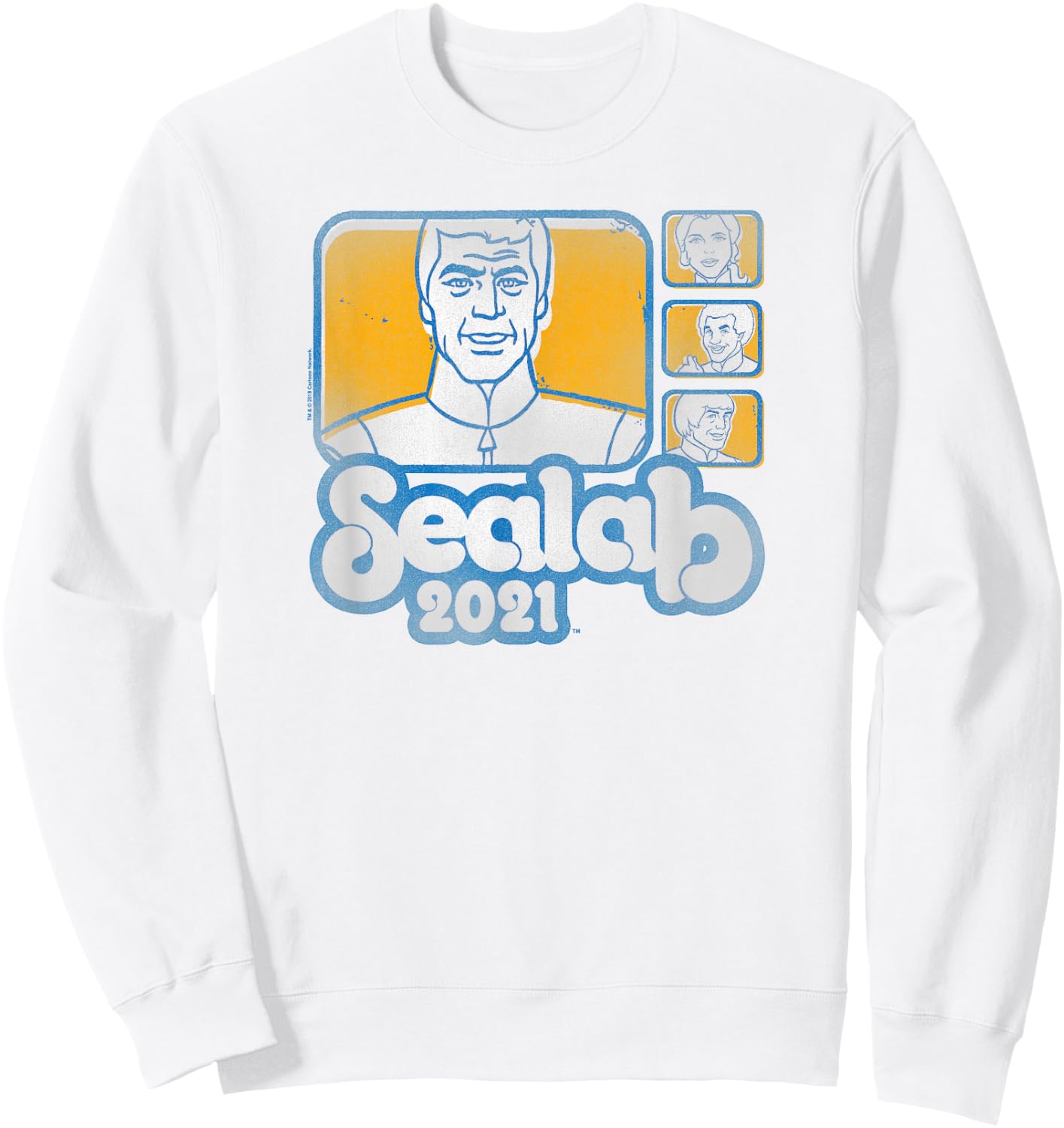 Sealab 2021 Tiles Sweatshirt - Sweatshirt | White