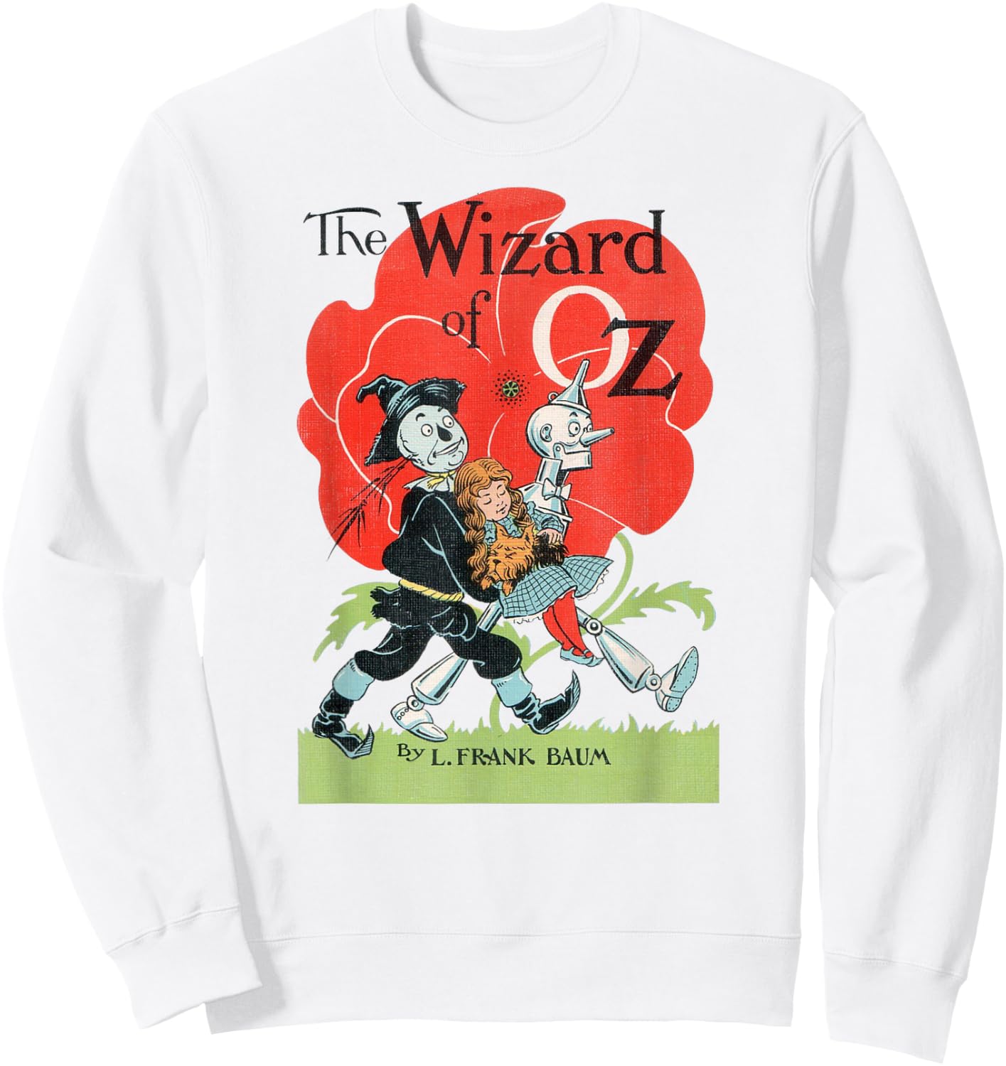 Vintage Wizard of OZ -Dorothy Scarecrow Tin Man Shirt Sweatshirt - Sweatshirt | White