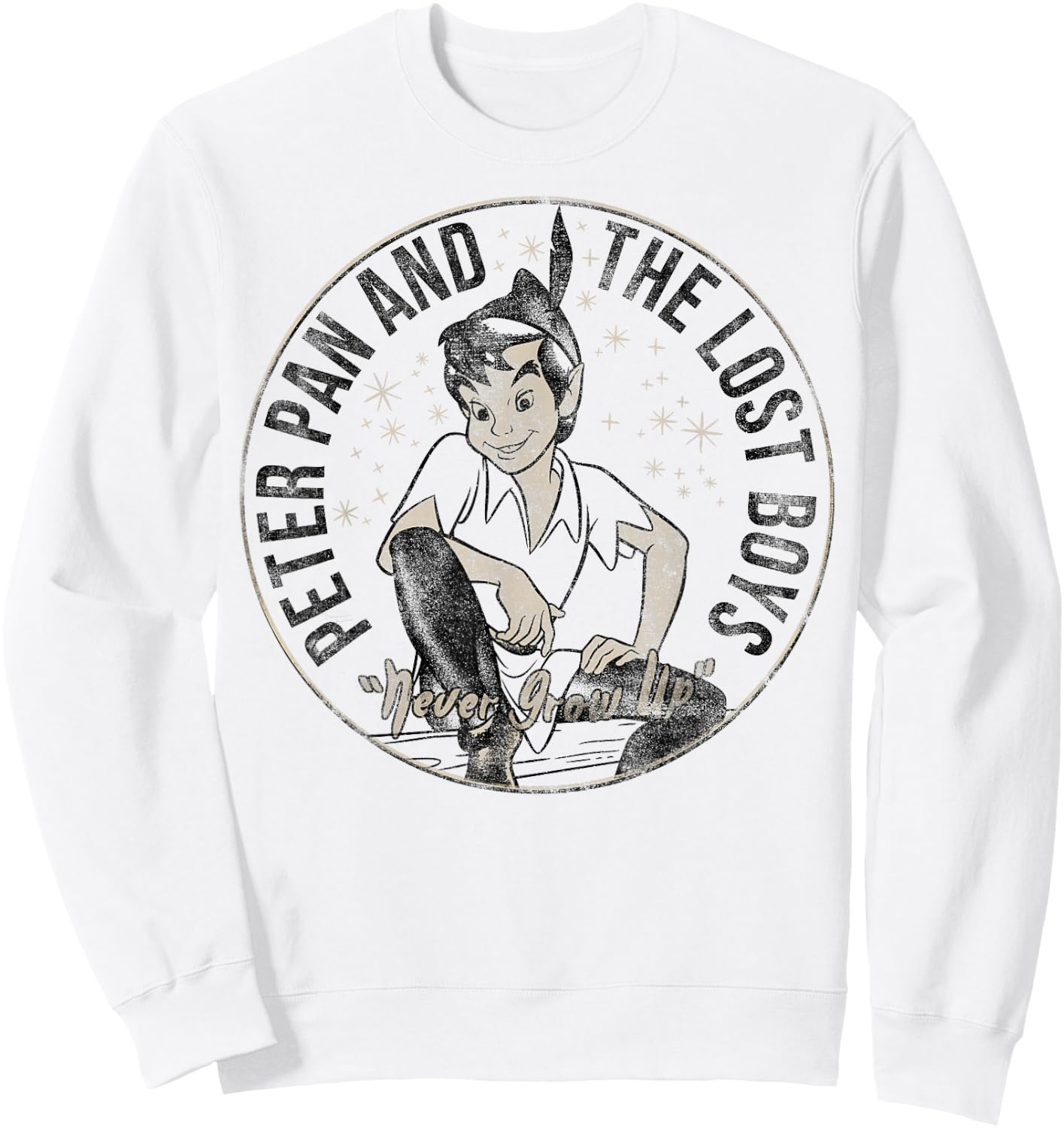 Disney Peter Pan and The Lost Boys Graphic Sweatshirt - Sweatshirt | White