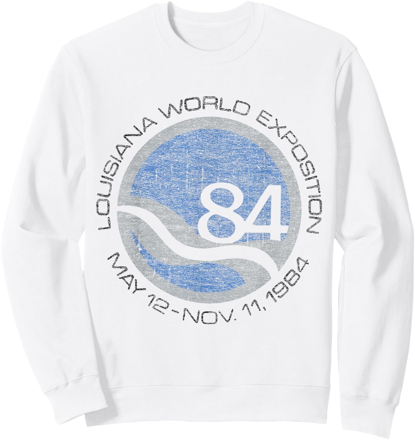 Cool Vintage 1984 World Fair Louisiana Sweatshirt - Sweatshirt | White