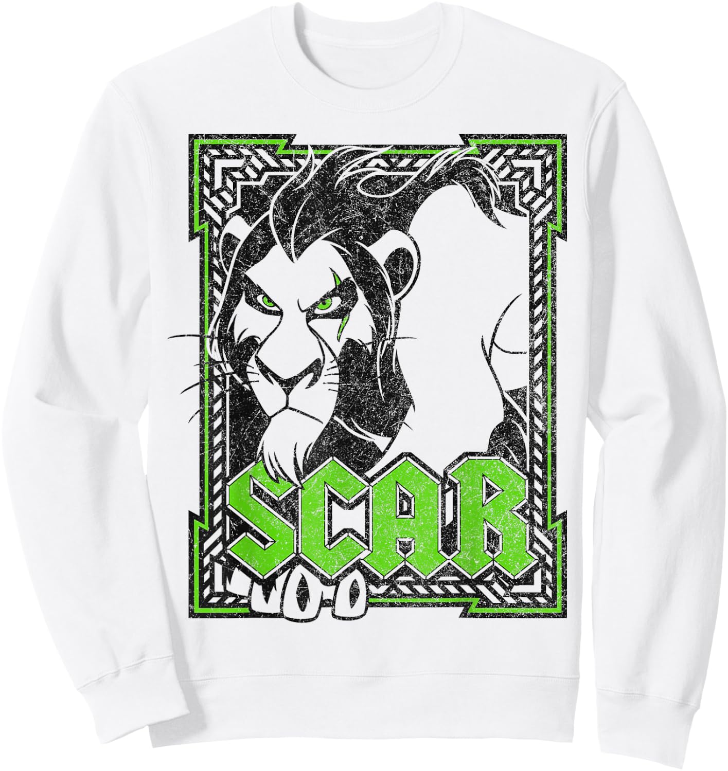 Disney The Lion King Scar Poster Sweatshirt - Sweatshirt | White