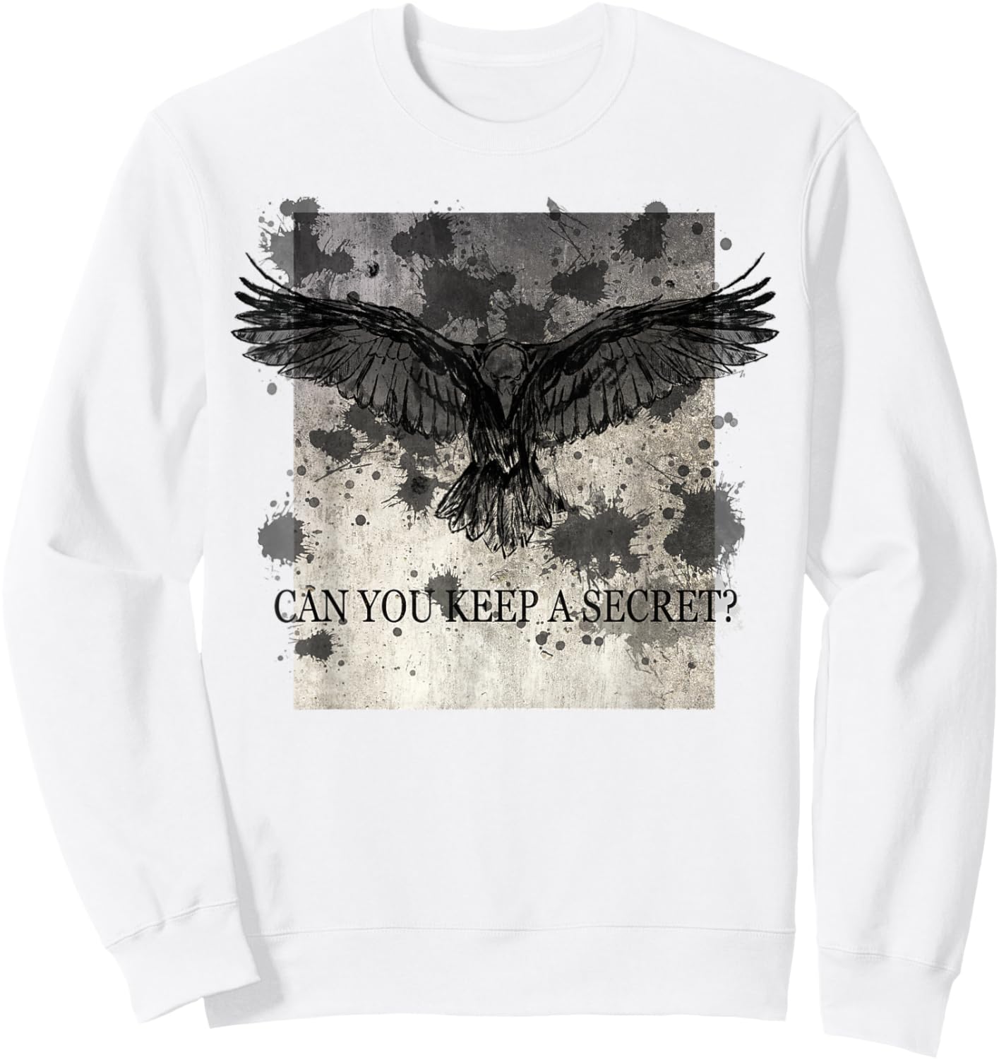Can You Keep A Secret? Sweatshirt - Sweatshirt | White