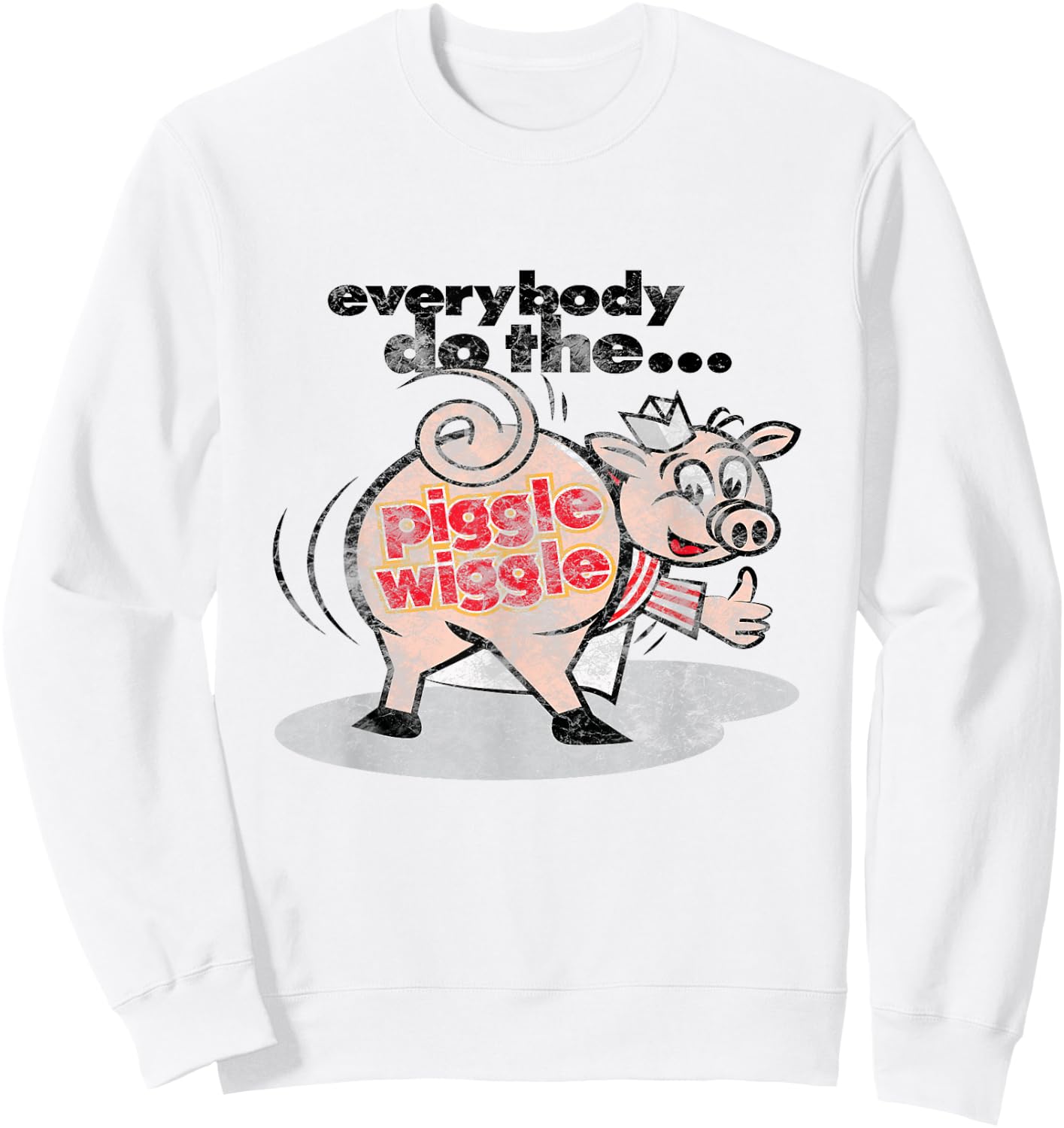 Everybody Do The Piggle Wiggle Sweatshirt - Sweatshirt | White