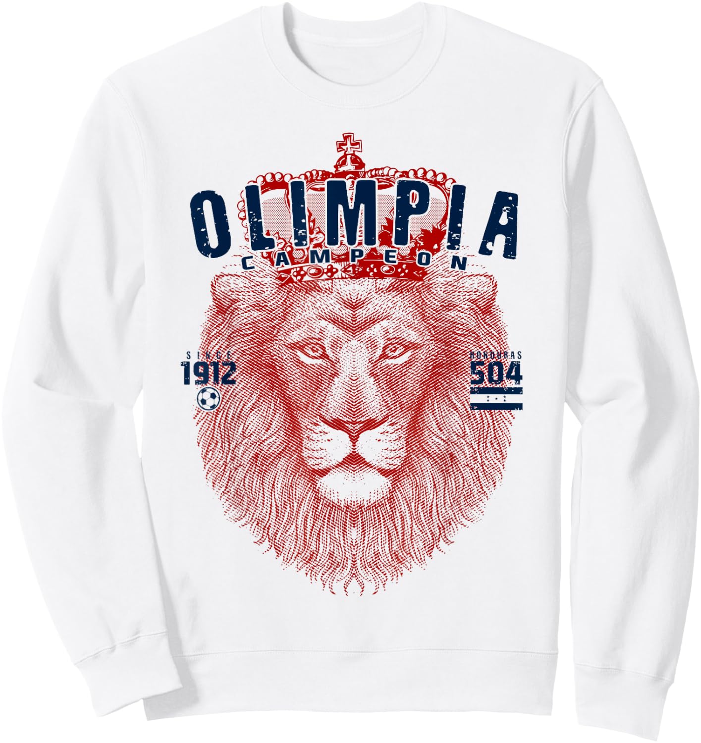 Olimpia campeon, club deportivo Sweatshirt - Sweatshirt | White