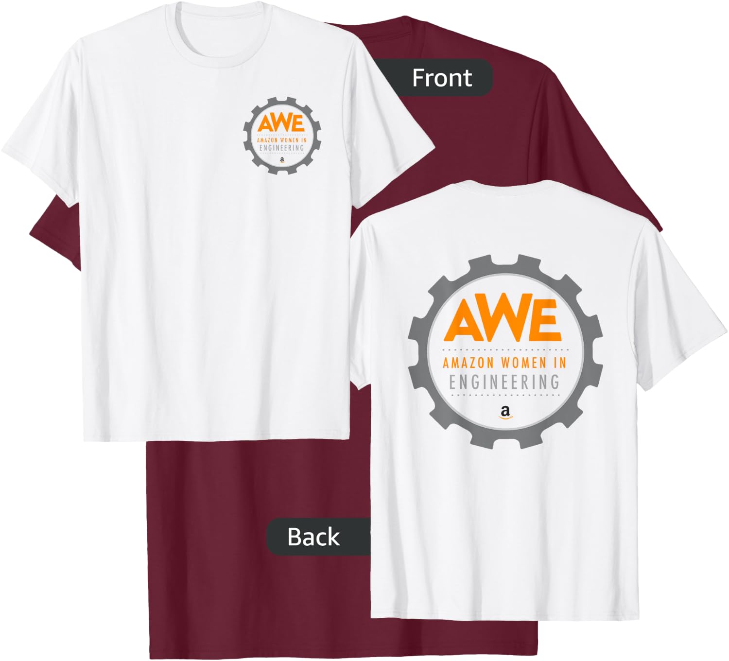 AWE Full Gear T Shirt (light colors) T-Shirt - T-Shirt | Maroon