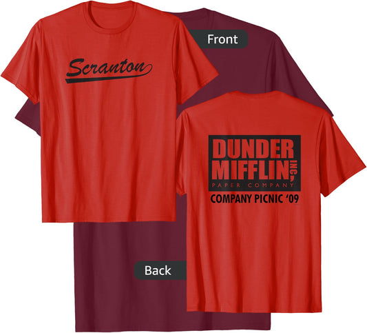 The Office Scranton Branch Picnic As Seen On T-Shirt - T-Shirt | Maroon