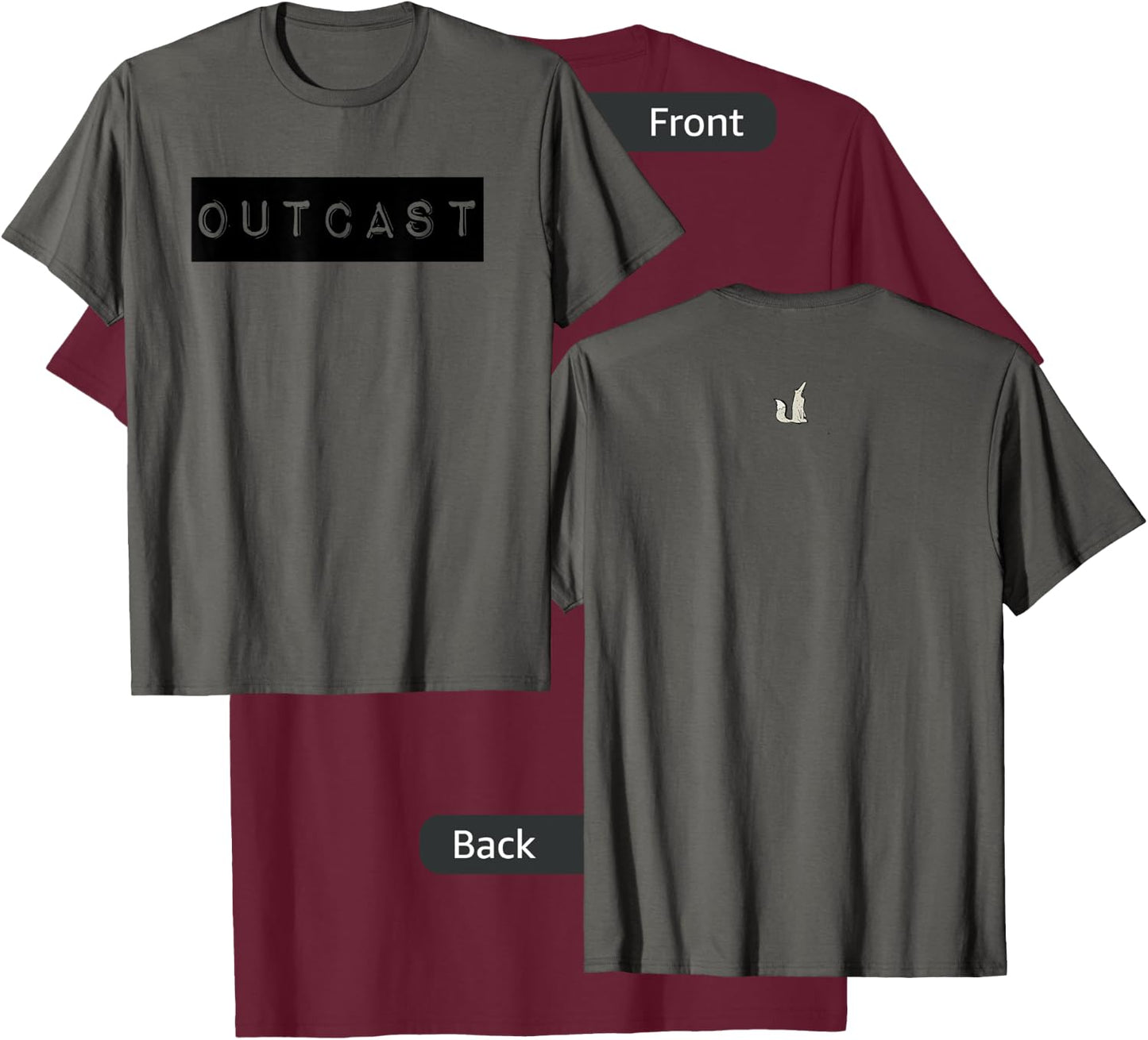 Outcast T-Shirt - T-Shirt | Maroon