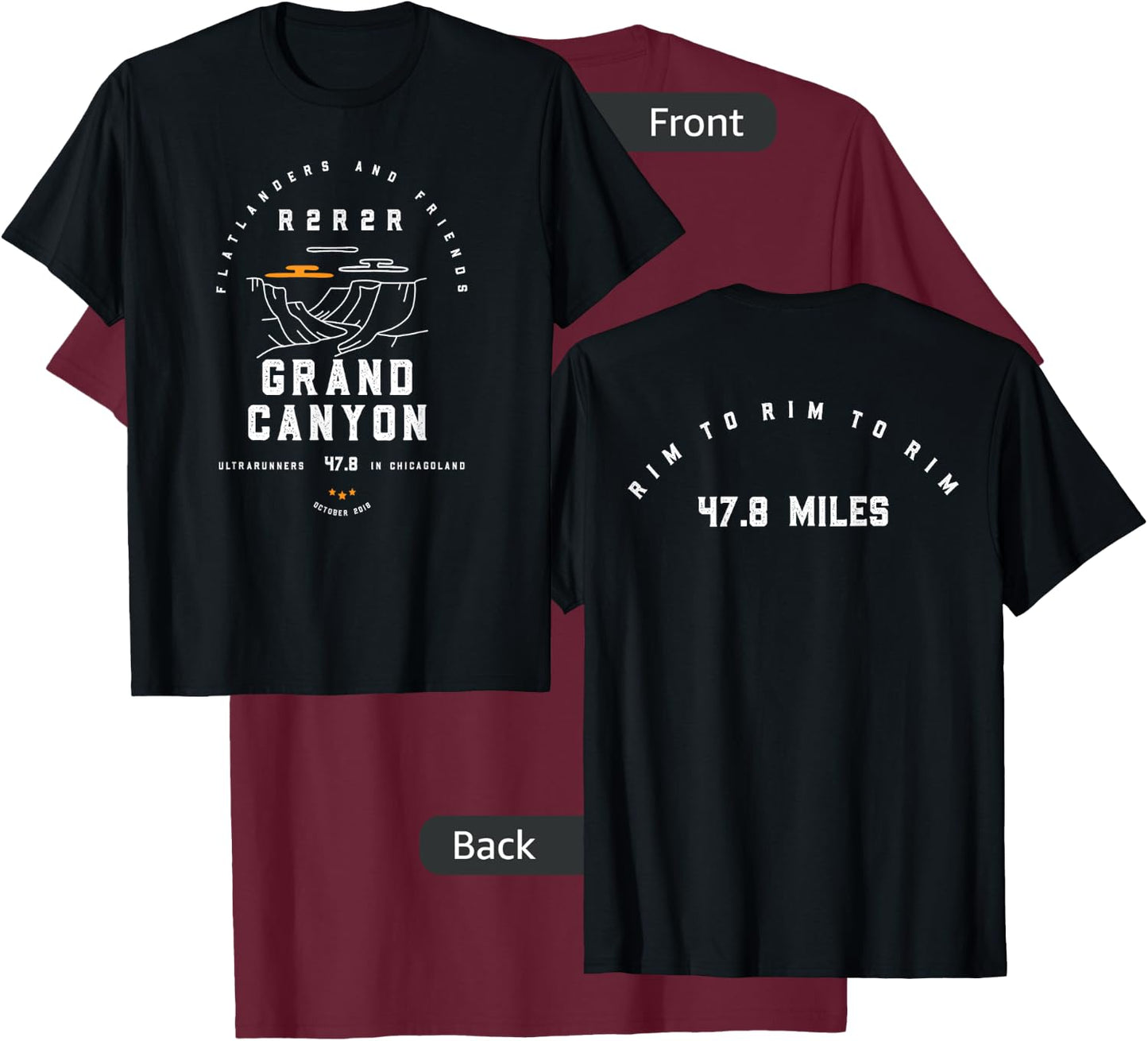R2R2R Regular T T-Shirt - T-Shirt | Maroon