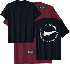 Volunteer Air Traffic Controller (back) T-Shirt - T-Shirt | Maroon