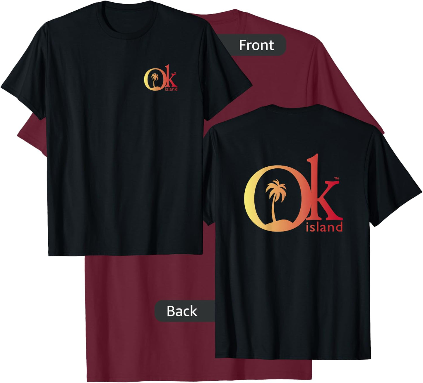Okaloosa Island Destin Gulf Coast Florida Retro Beach Surfer Men Women Kids T-Shirt - T-Shirt | Maroon
